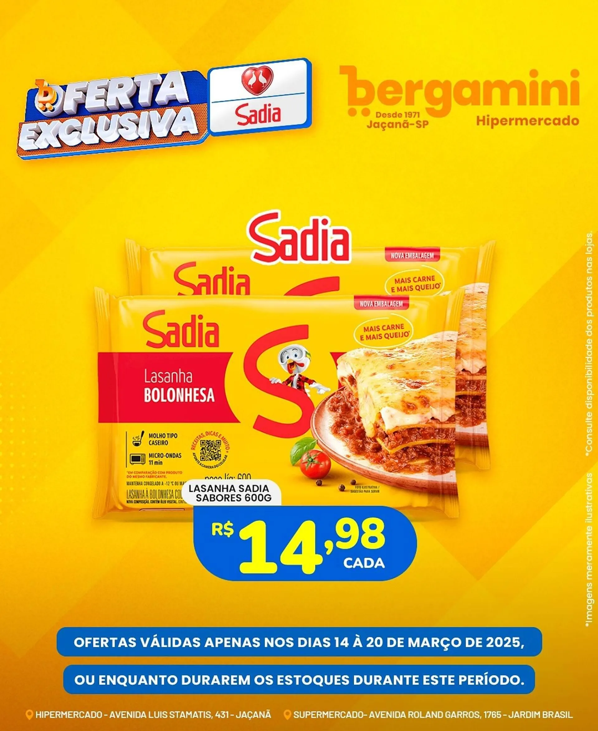 Encarte de Catálogo Supermercado Bergamini 14 de março até 20 de março 2025 - Pagina 2