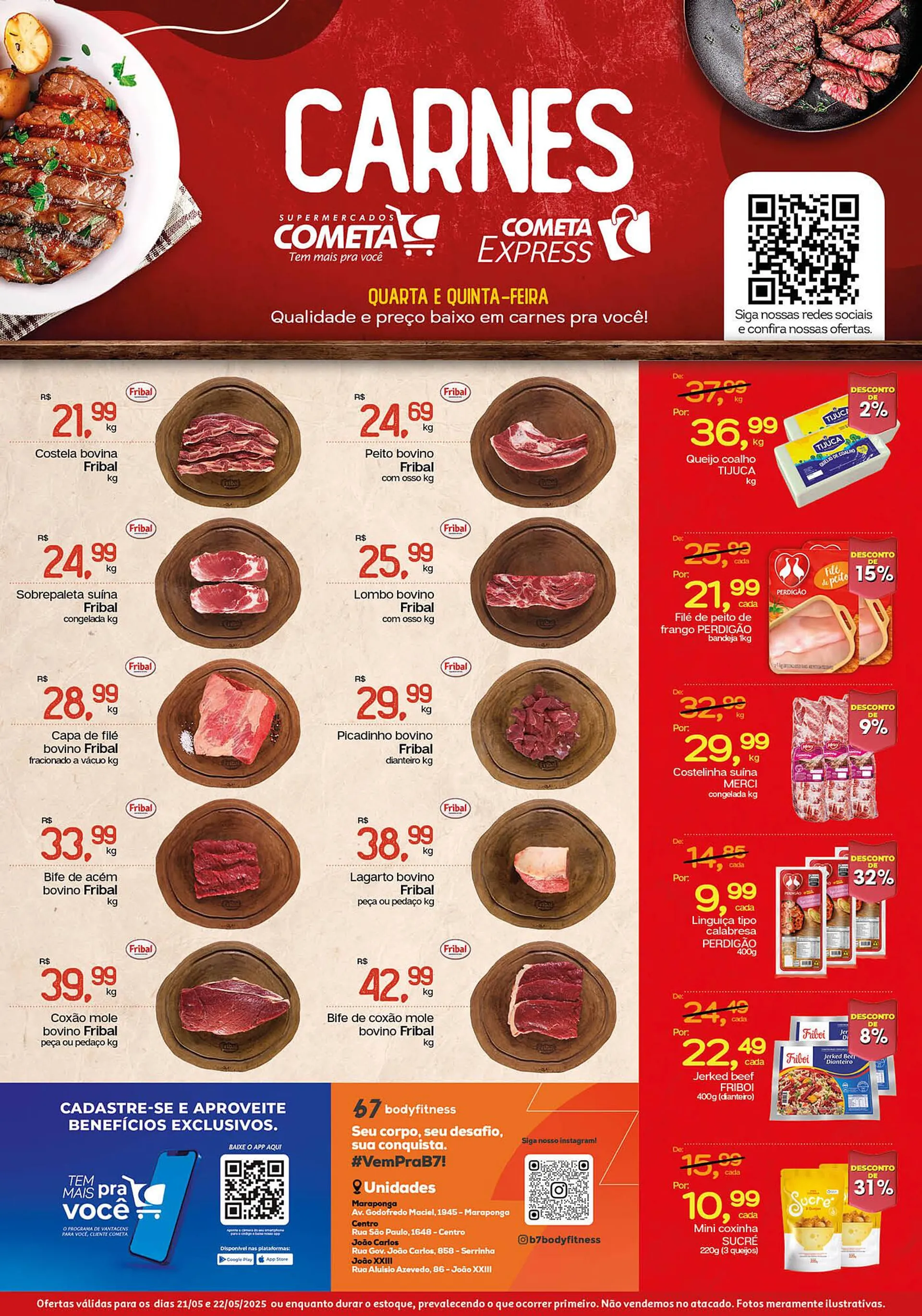Encarte de Catálogo Cometa Supermercados 21 de maio até 22 de maio 2025 - Pagina 1
