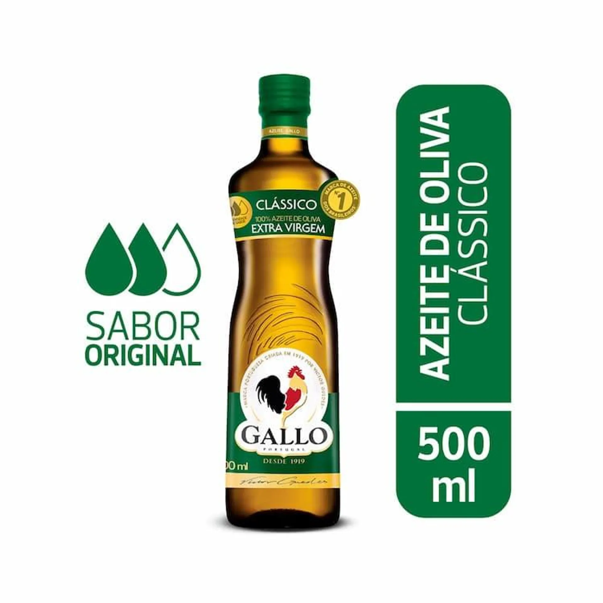 Azeite Português Extra Virgem Tradicional Gallo 500ml
