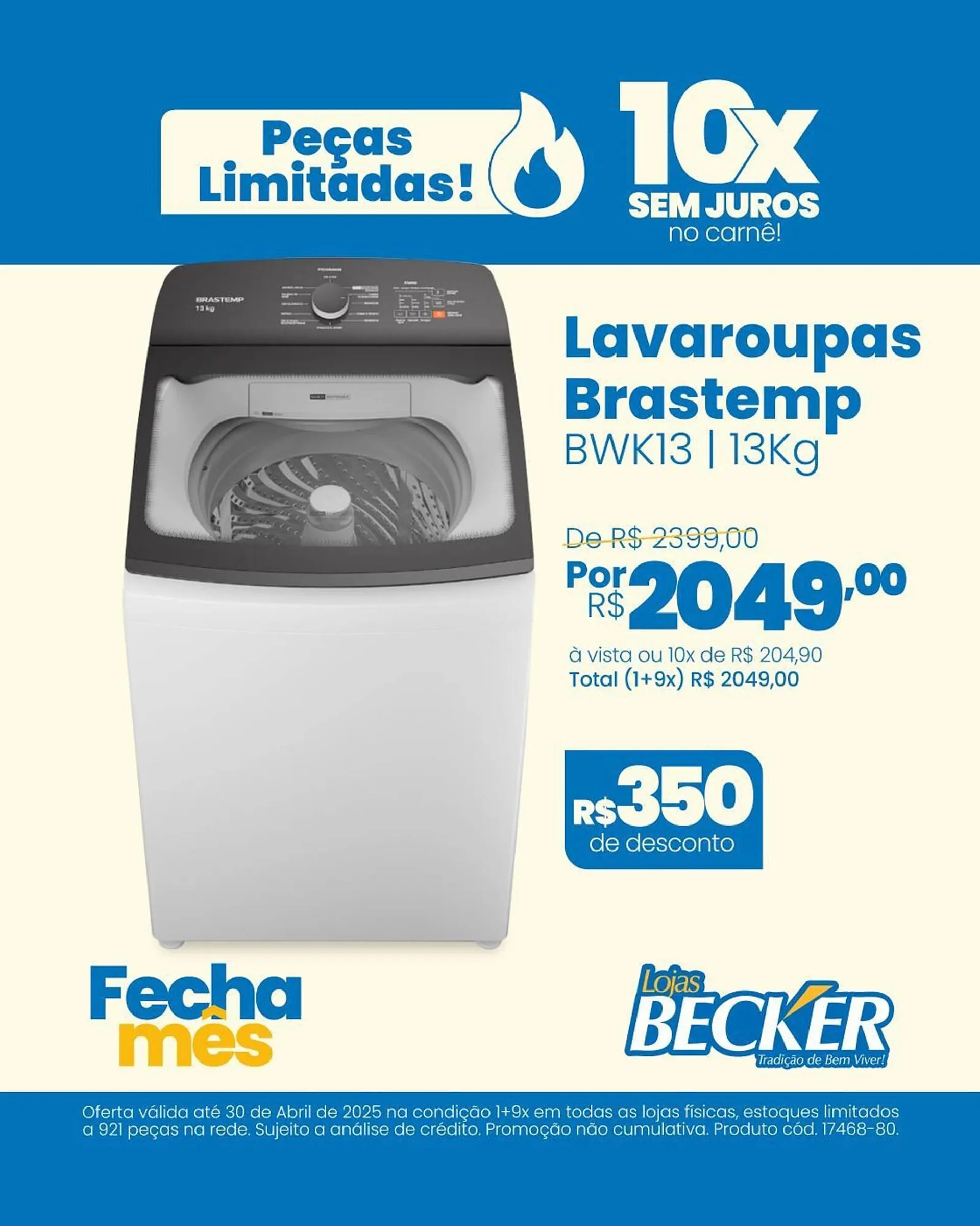 Encarte de Catálogo Lojas Becker 27 de abril até 30 de abril 2025 - Pagina 1