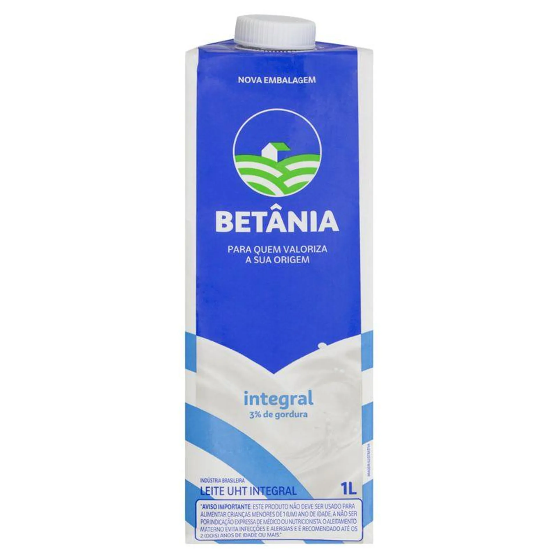 Leite Uht Betânia Integral Vitaminas 1l