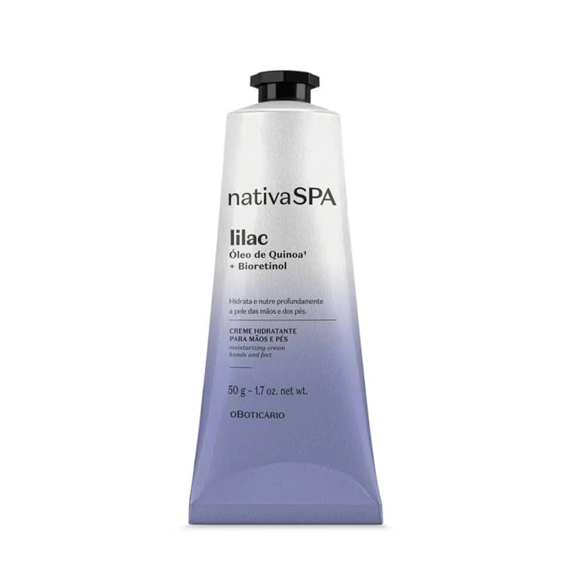 Creme Hidratante Para Mãos e Pés Nativa Spa Lilac 50g