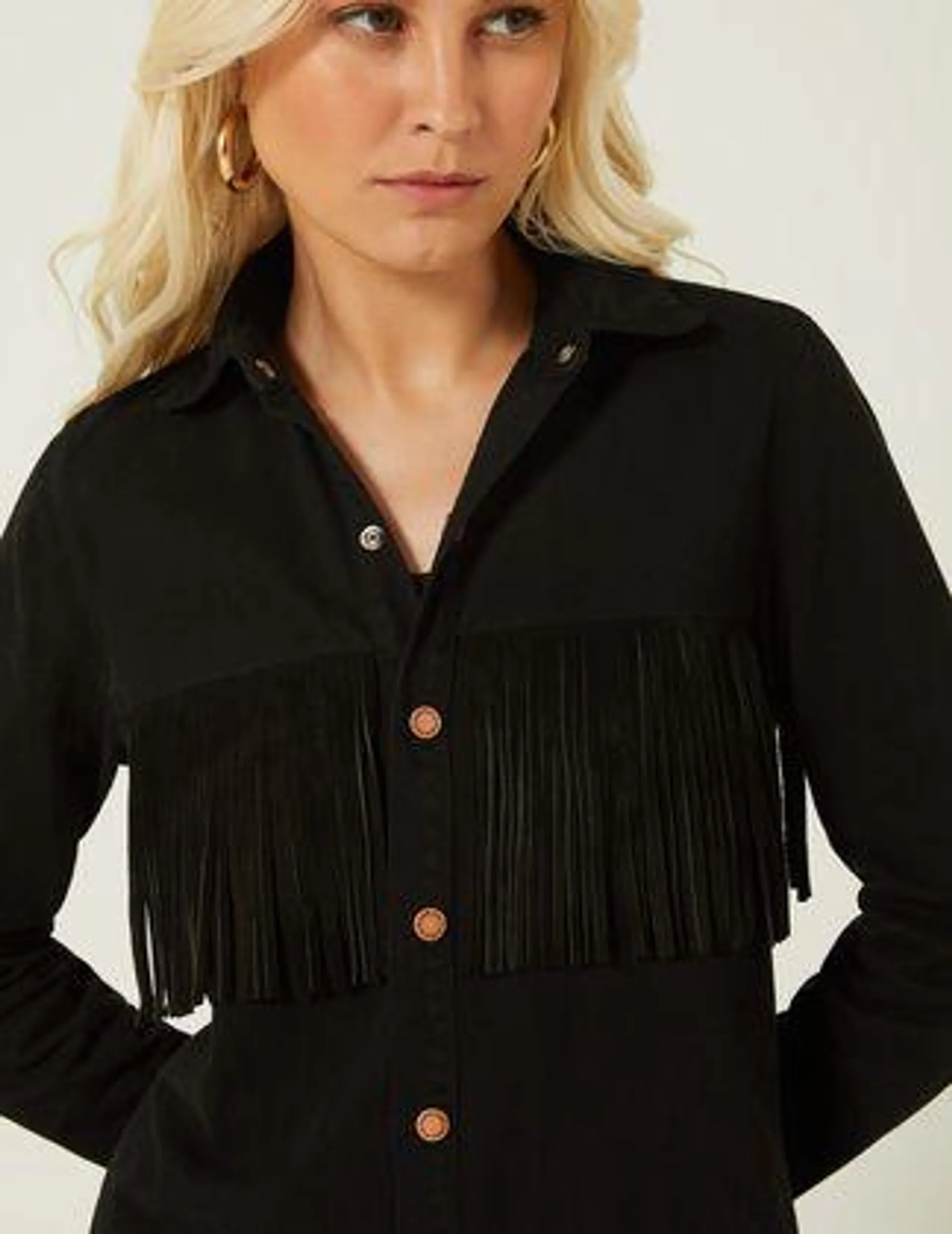 Camisa Sarja Franja