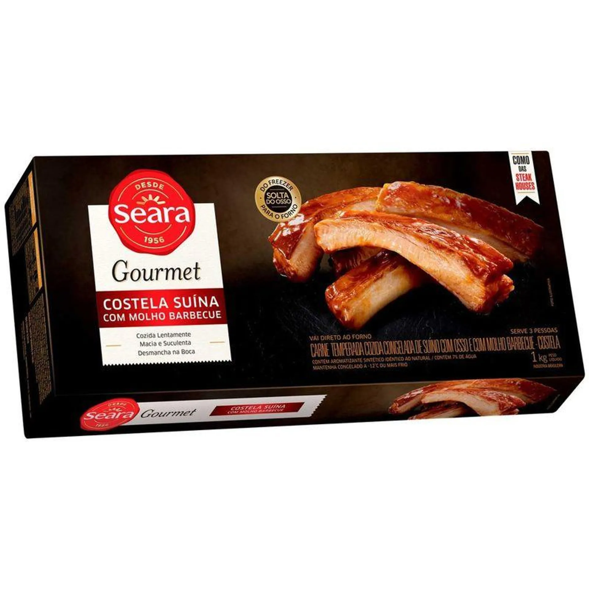 Costela BBQ barbecue Seara Gourmet 1kg