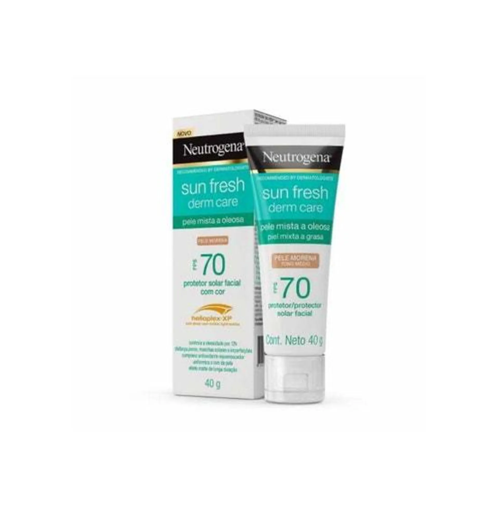 Prot Solar Neutrogena Fps70 Facial Oil Morena 40gr 713662