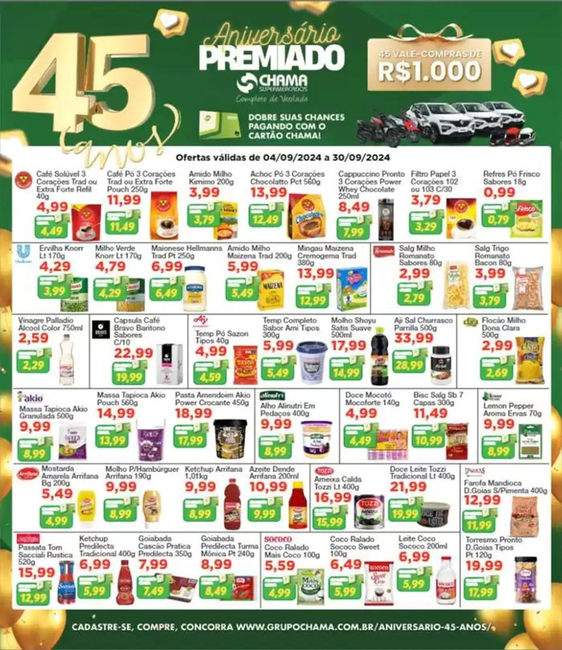 Encarte de Revista de Ofertas de Aniversário 45 Anos 17 de setembro até 30 de setembro 2024 - Pagina 16