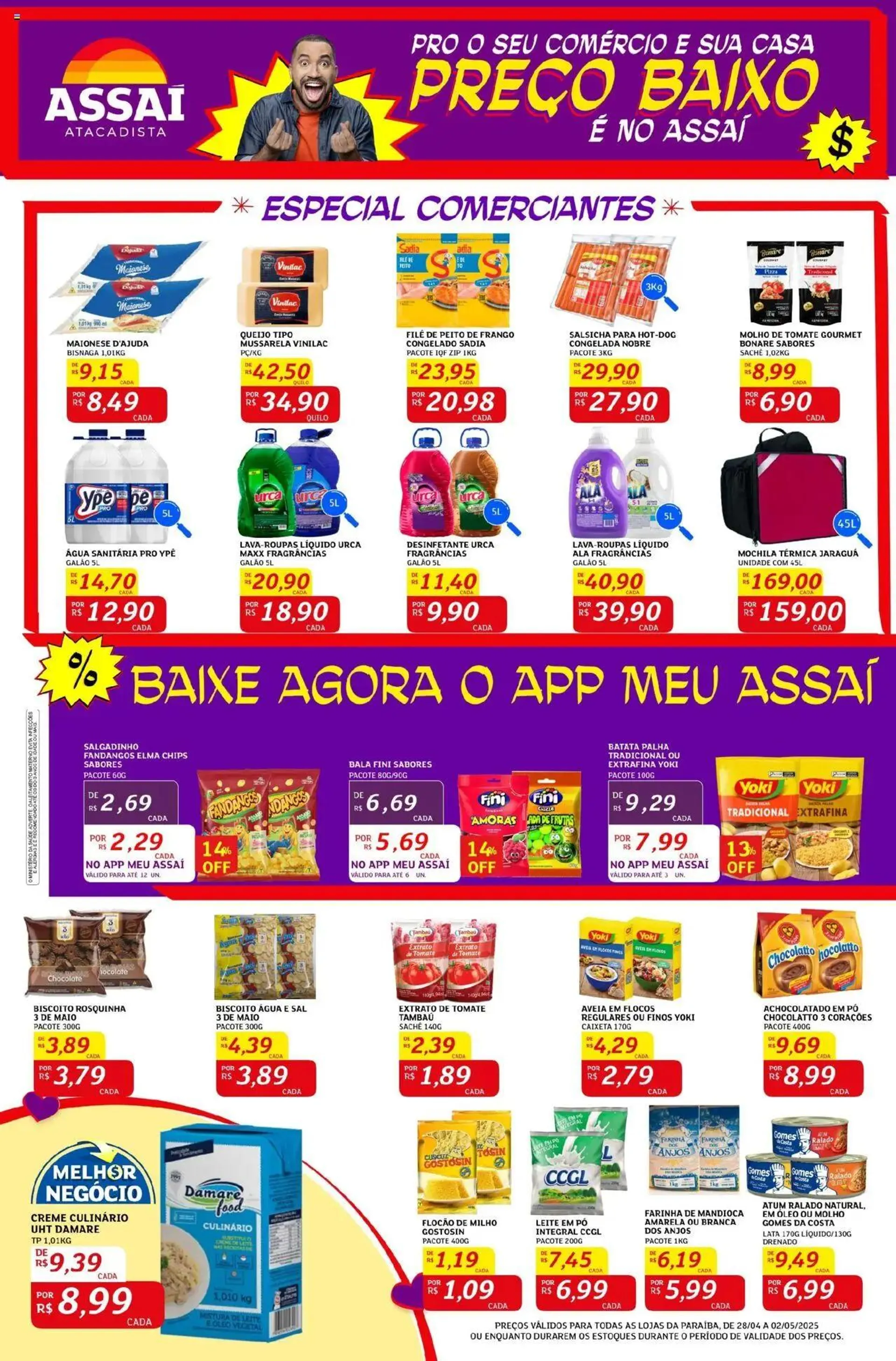 Encarte de Encarte Assaí Atacadista - PA 28 de abril até 2 de maio 2025 - Pagina 2