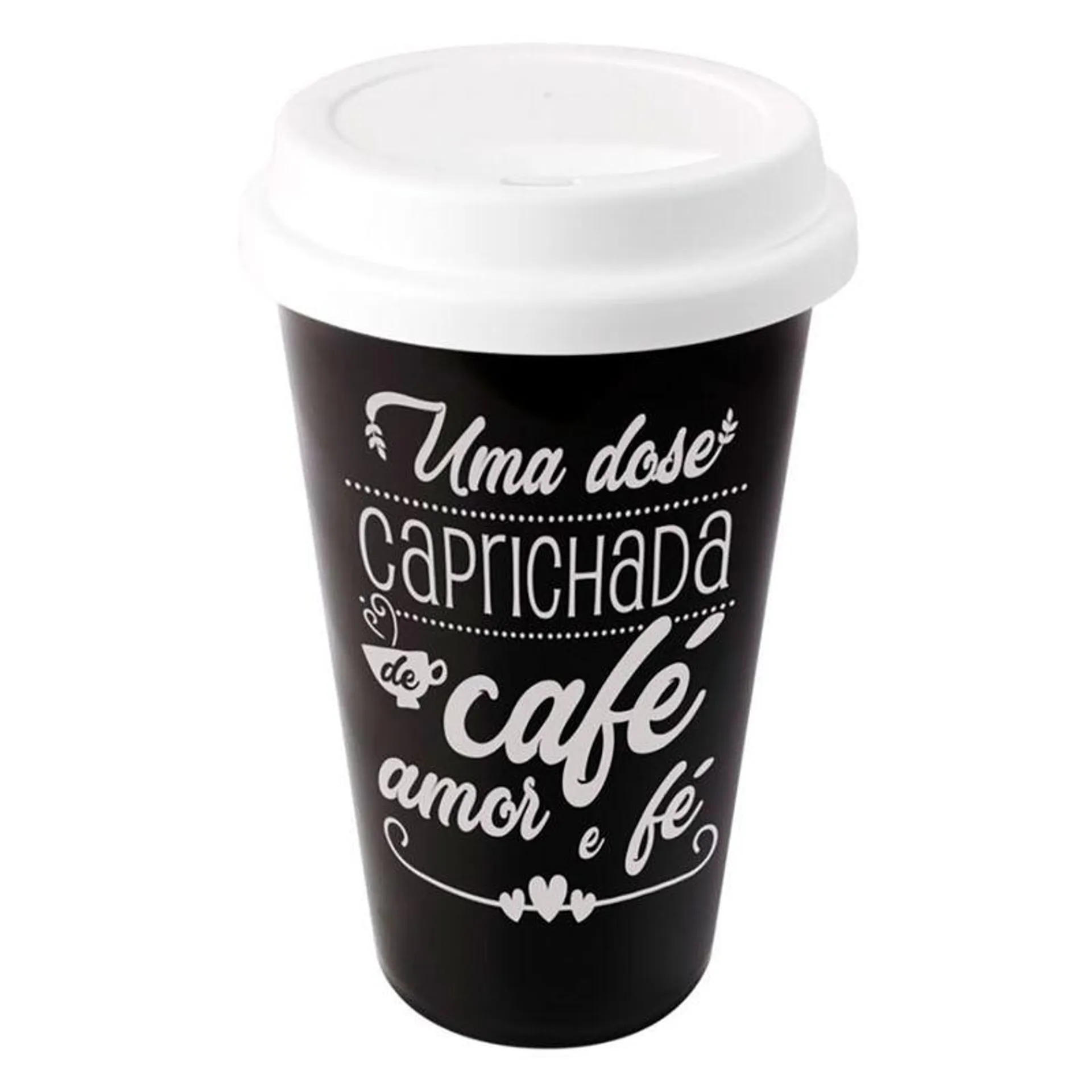 Copo Personalizado Hot 500mL Preto - Comix