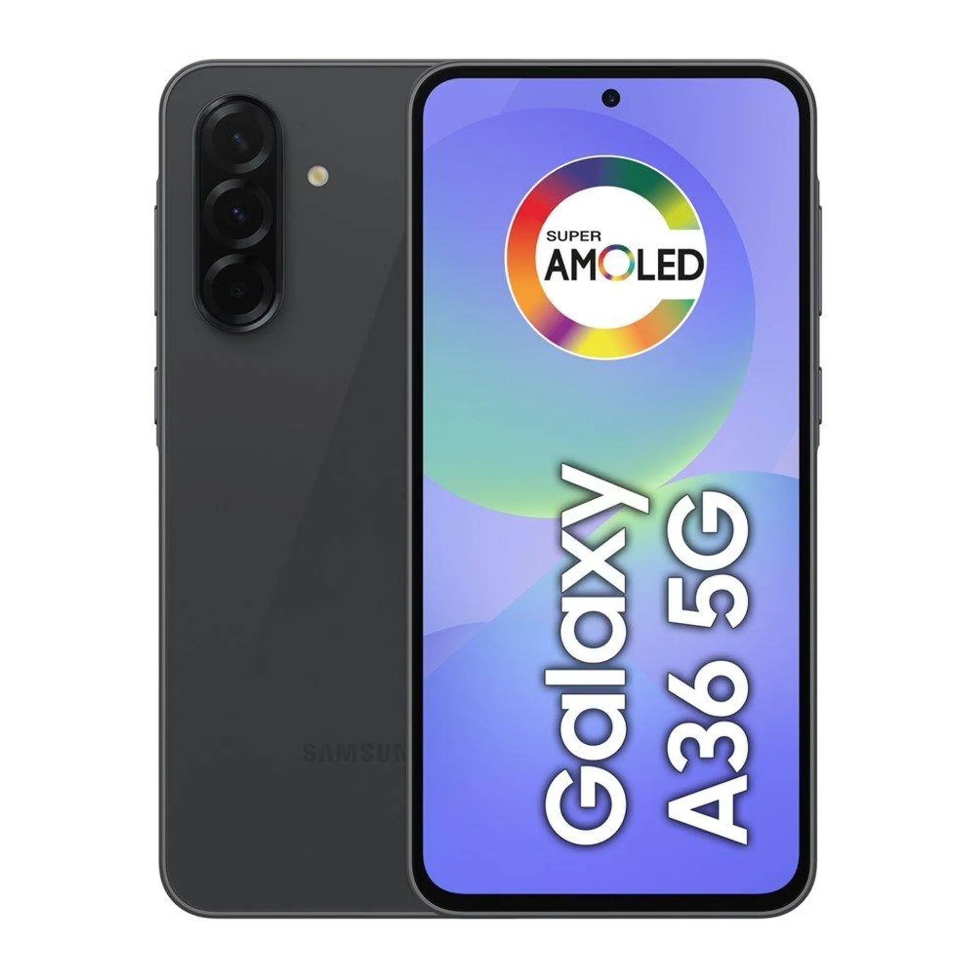 Smartphone Samsung Galaxy A36 5G Android Tela 6.7" 256GB Câmera 50MP+8MP+5MP Octa-core 2.4GHz 1.8GHz Preto