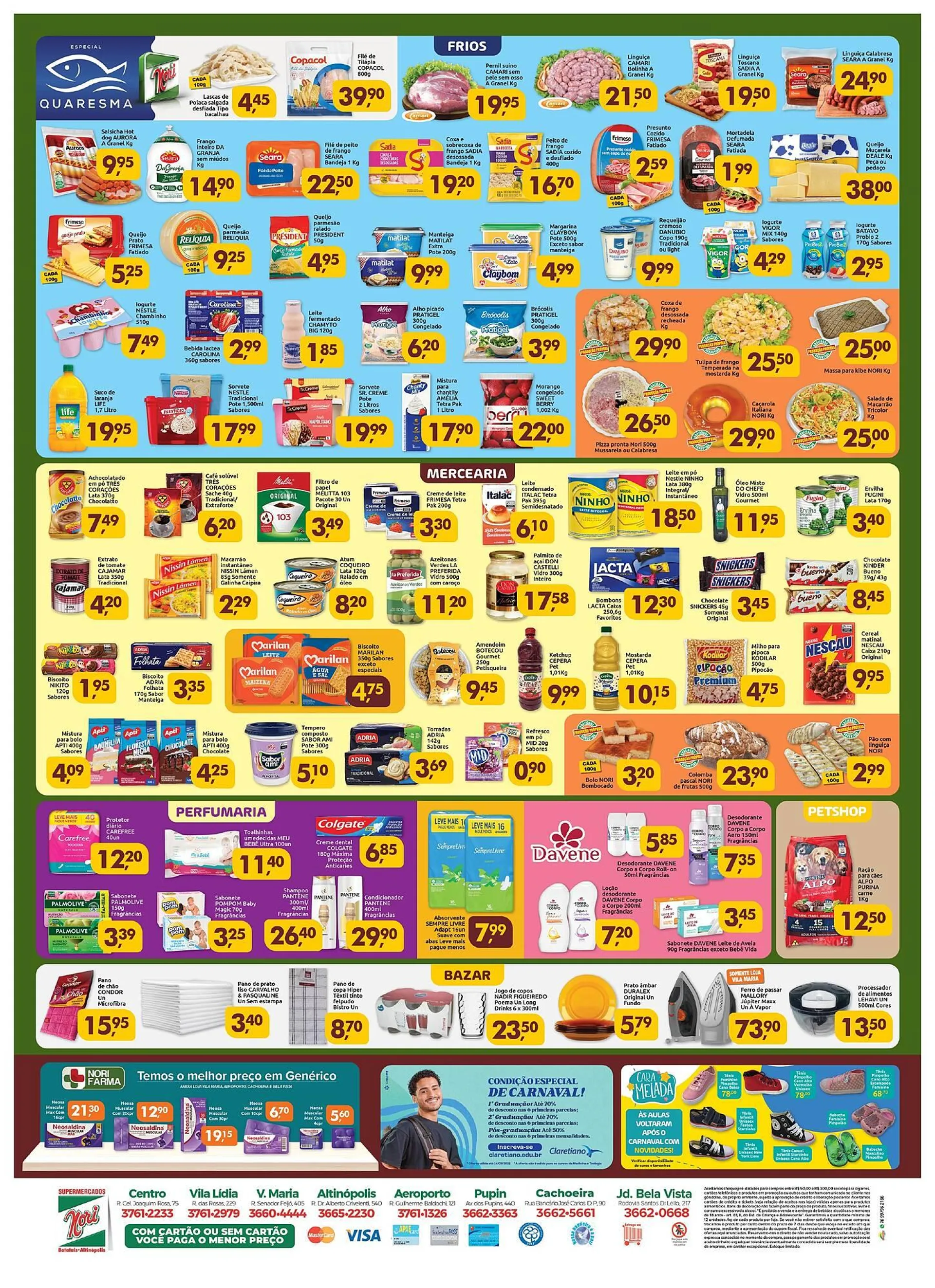Encarte de Catálogo Supermercados Nori 13 de março até 19 de março 2025 - Pagina 2