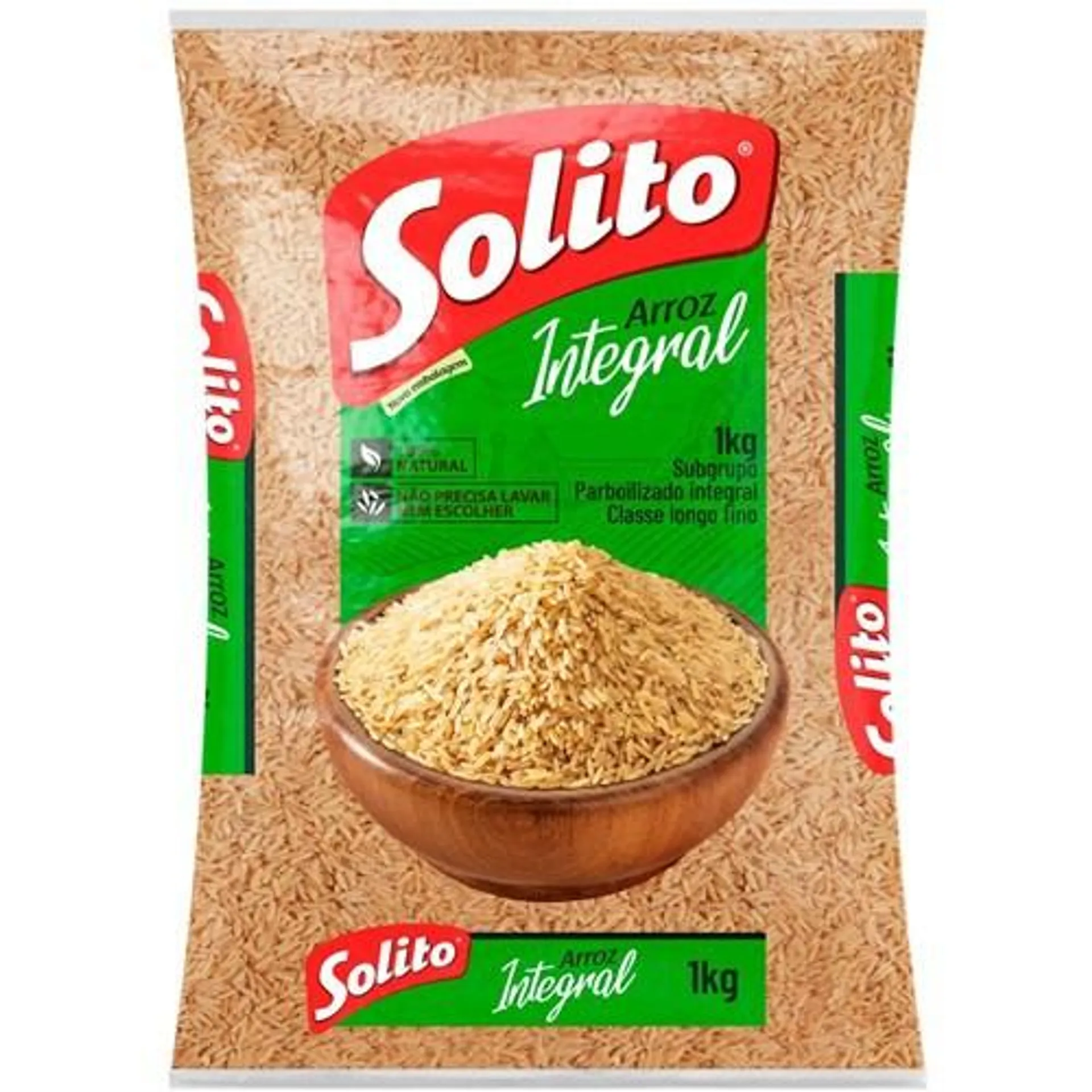 Arroz Solito 1kg Integral