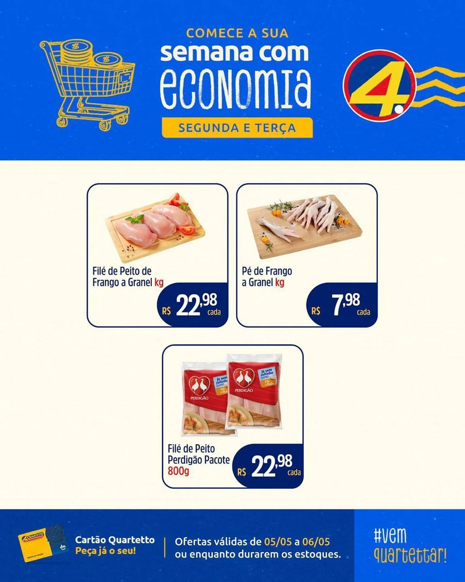 Encarte de Catálogo Quartetto Supermercados 5 de maio até 11 de maio 2025 - Pagina 8
