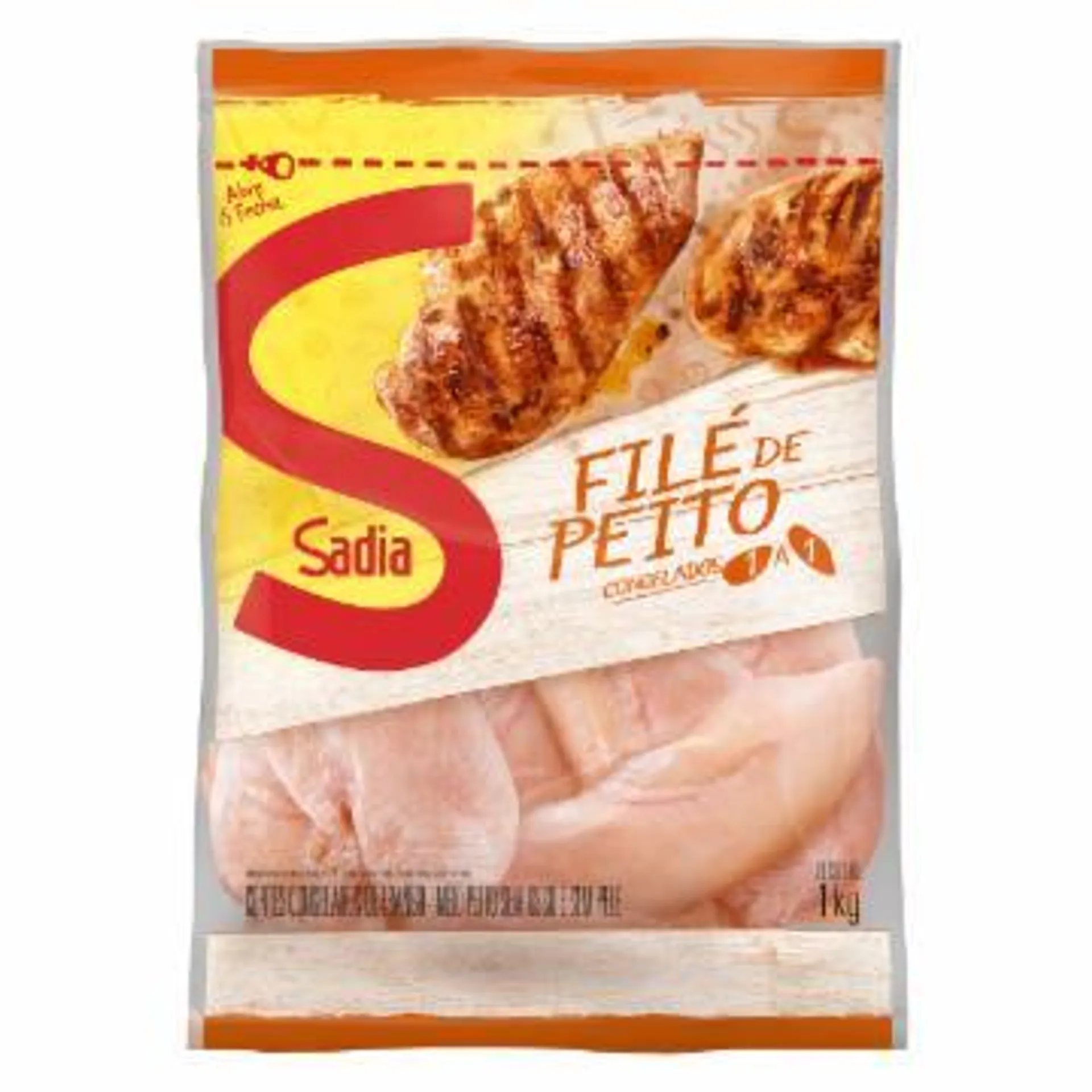 FILE PEITO FRANGO SADIA CONGELADO 1KG