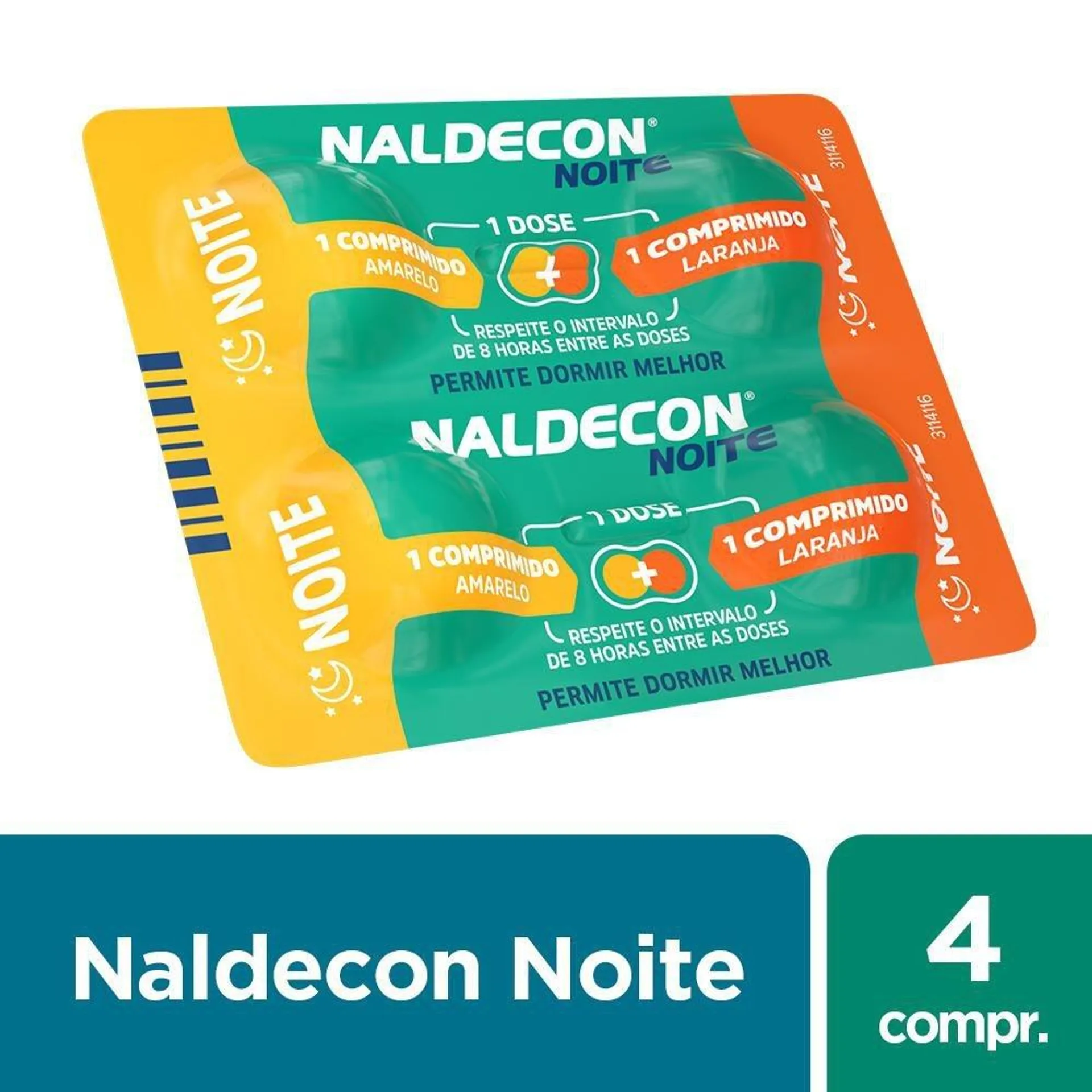 Naldecon Noite 4 Comprimidos