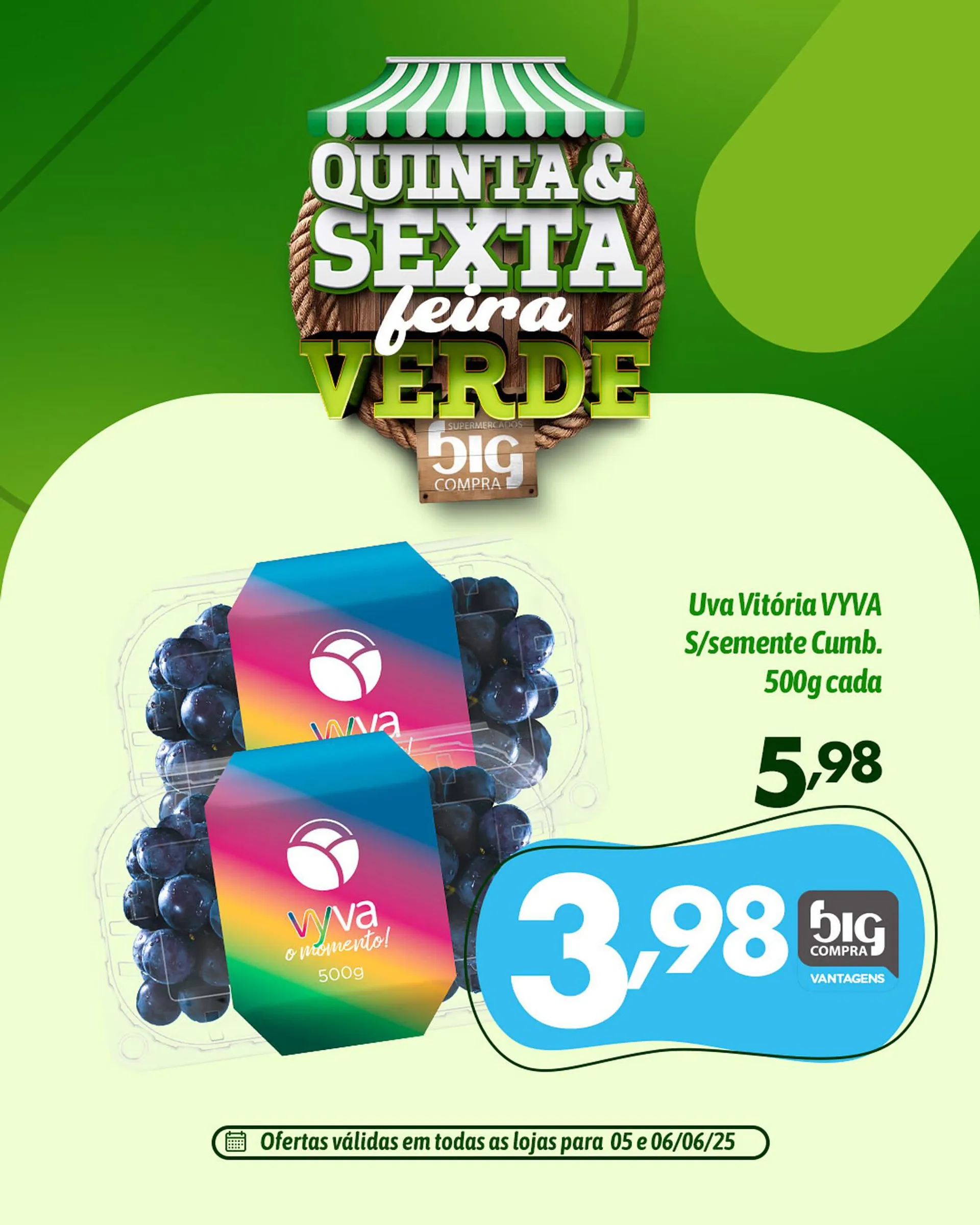 Encarte de Catálogo Supermercados Big Compra 5 de junho até 6 de junho 2025 - Pagina 2