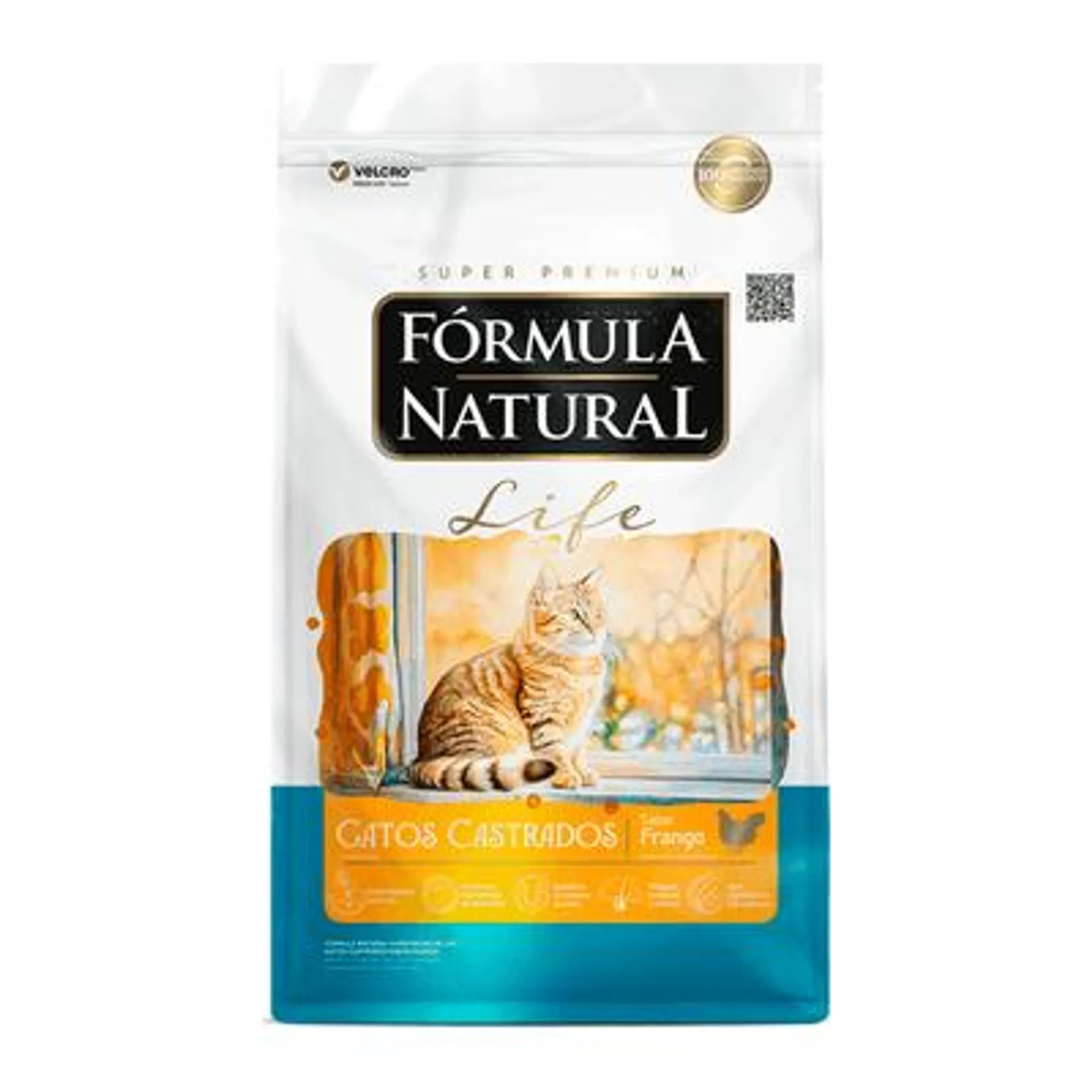 Ração Fórmula Natural Life Gatos Castrados Frango 7 kg