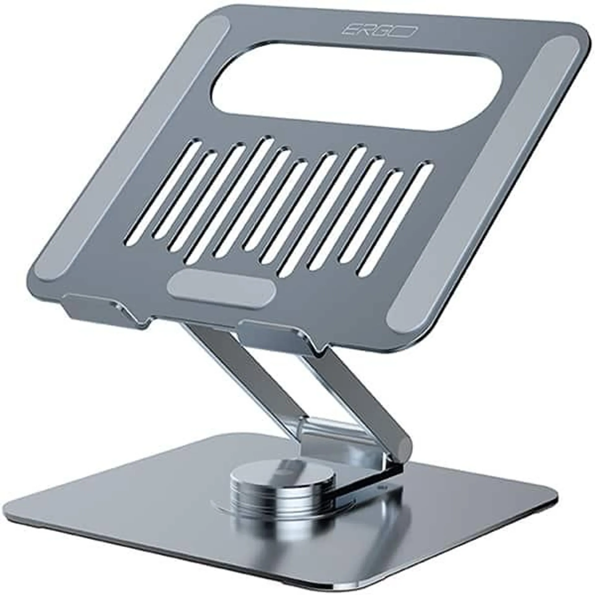 Suporte Ergonômico para Notebook em Alumínio LS150 com Base Giratória 360º, Ergo - CX 1 UN