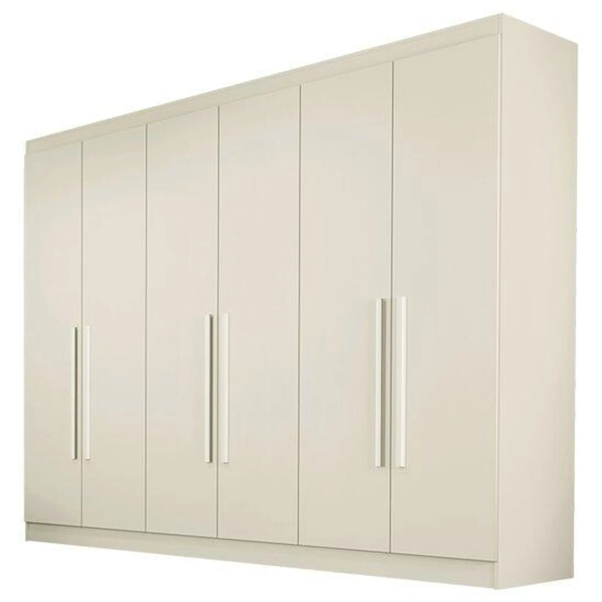 Guarda-Roupa / Roupeiro 100% MDF Mademarcs Oslo, 6 Portas, 4 Gavetas