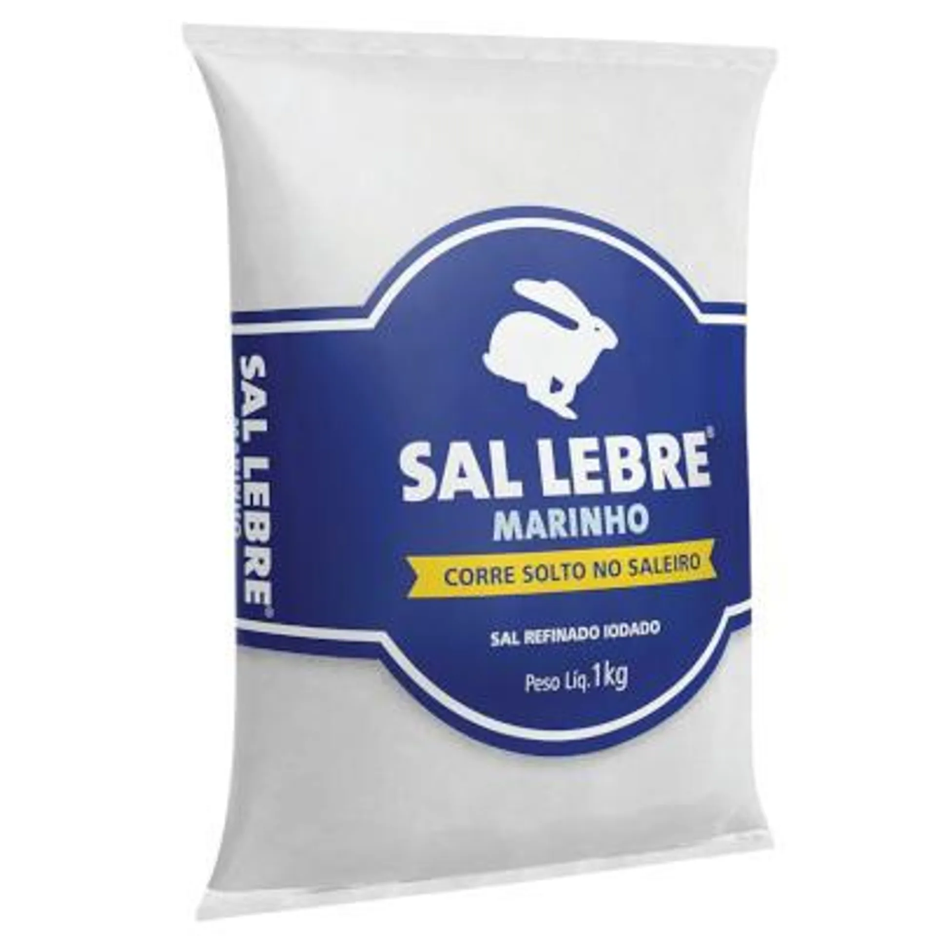 Sal Refinado Pacote 1kg - Lebre