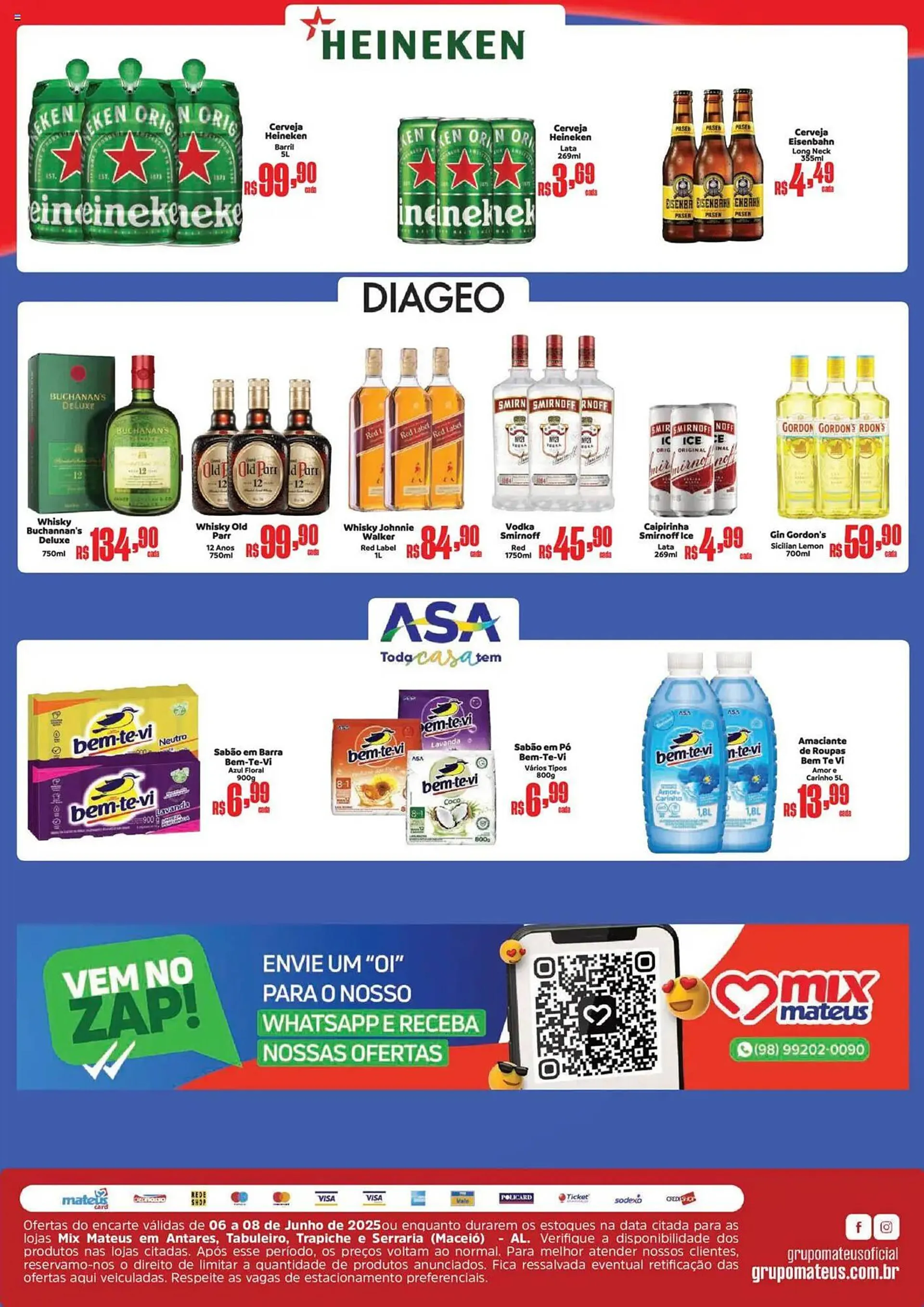 Encarte de Catálogo Supermercados Mateus 6 de junho até 8 de junho 2025 - Pagina 2