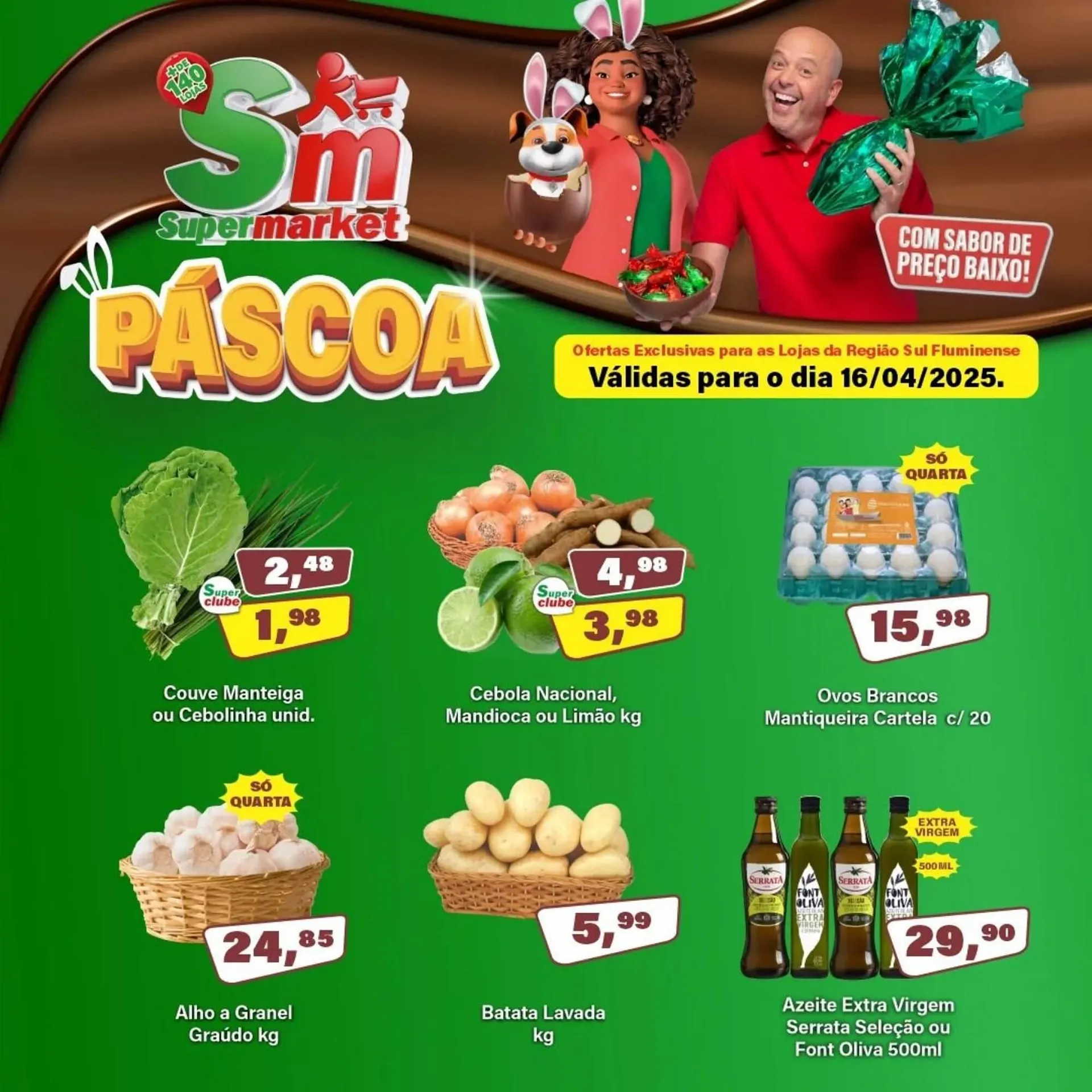 Encarte de Catálogo Floresta Supermercados 15 de abril até 16 de abril 2025 - Pagina 1