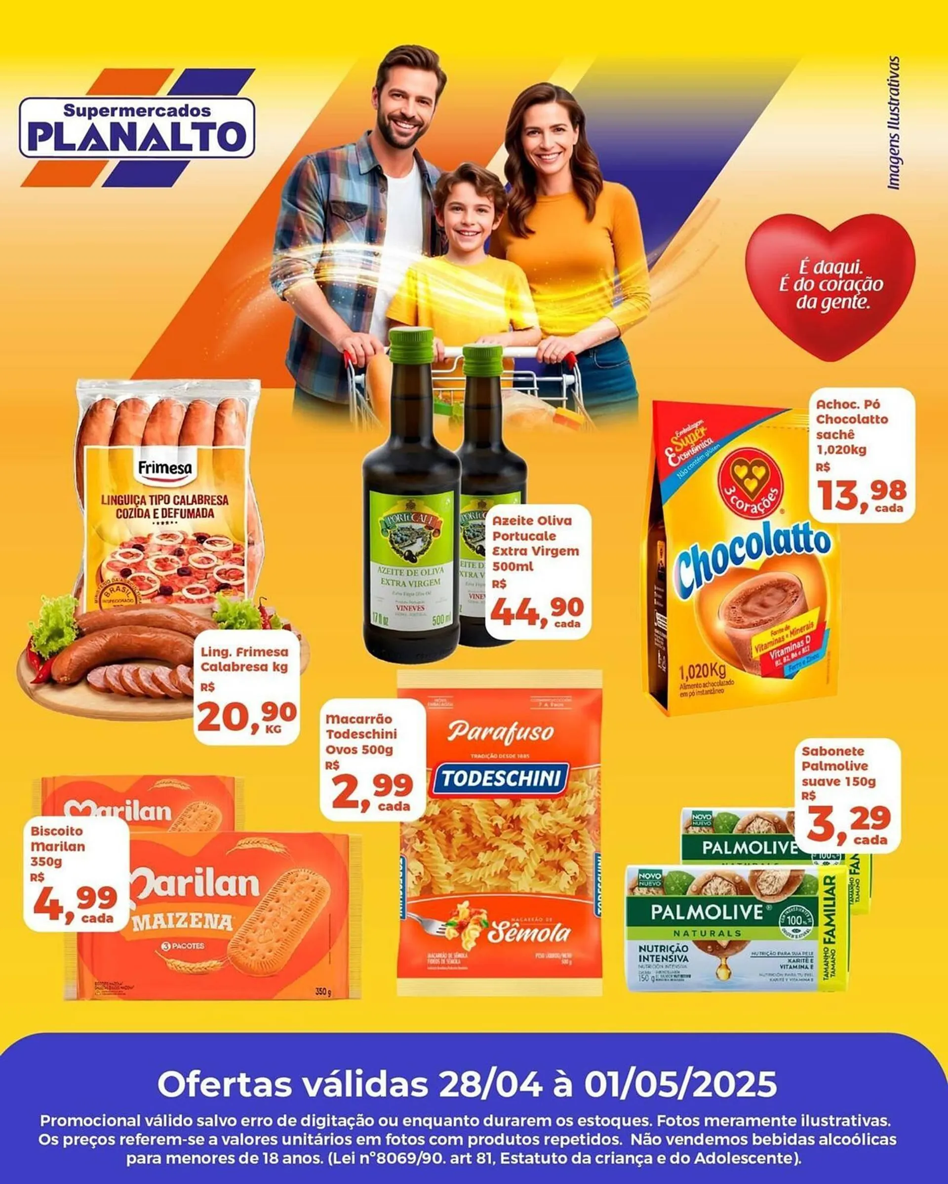 Encarte de Catálogo Supermercados Planalto 29 de abril até 1 de maio 2025 - Pagina 1
