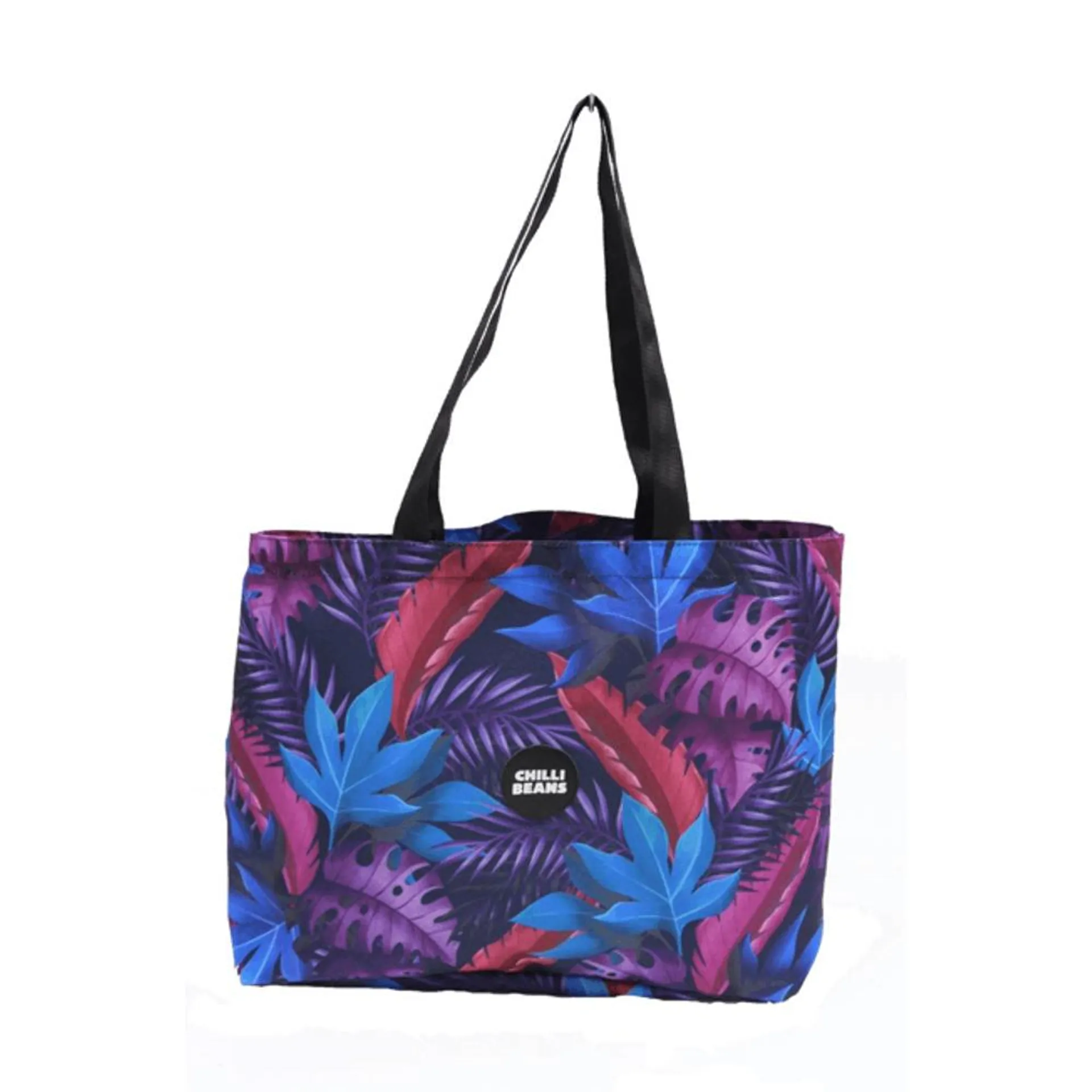 Bolsa Saco Feminina Chilli Beans Floral Roxo - BG.BS.0208.1480