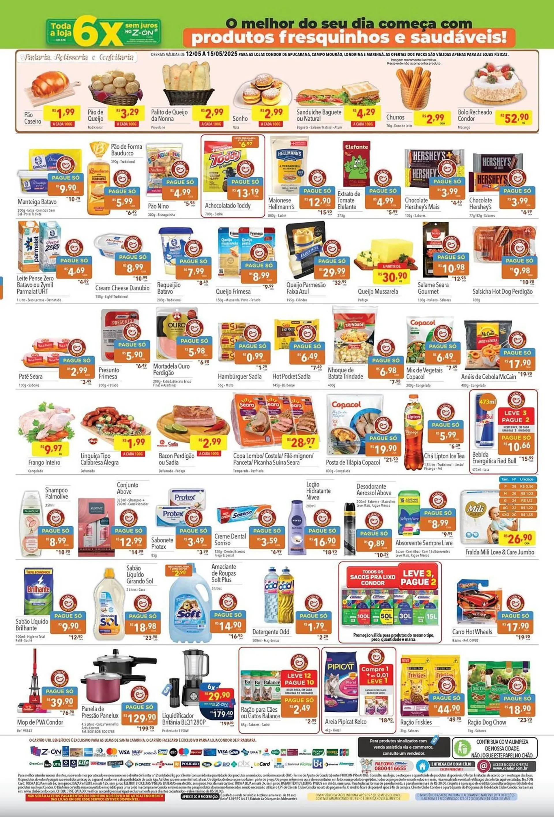 Encarte de Catálogo Supermercados Condor 13 de maio até 15 de maio 2025 - Pagina 2