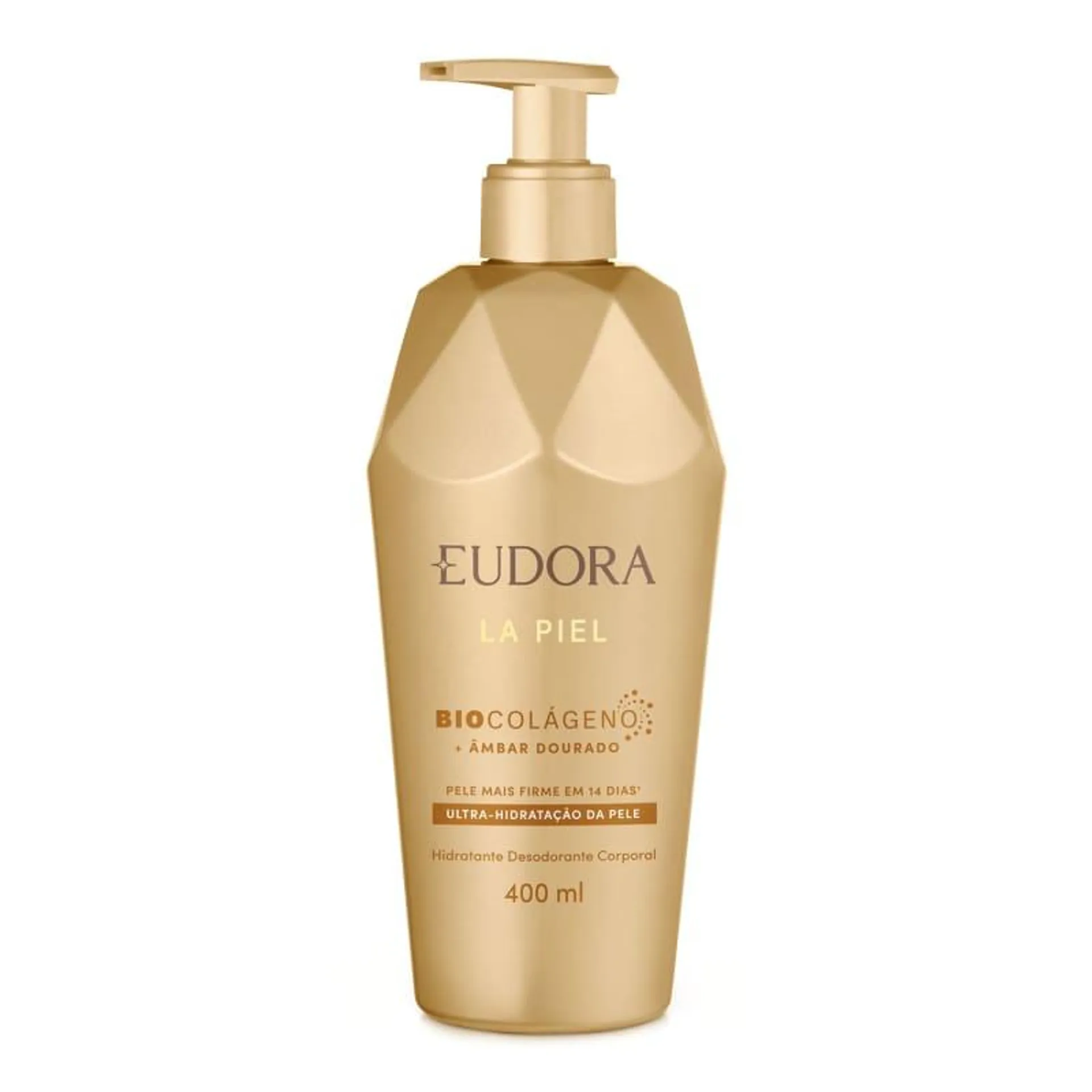 Hidratante Desodorante Corporal La Piel Ultra-Hidratação da Pele Âmbar Dourado 400ml