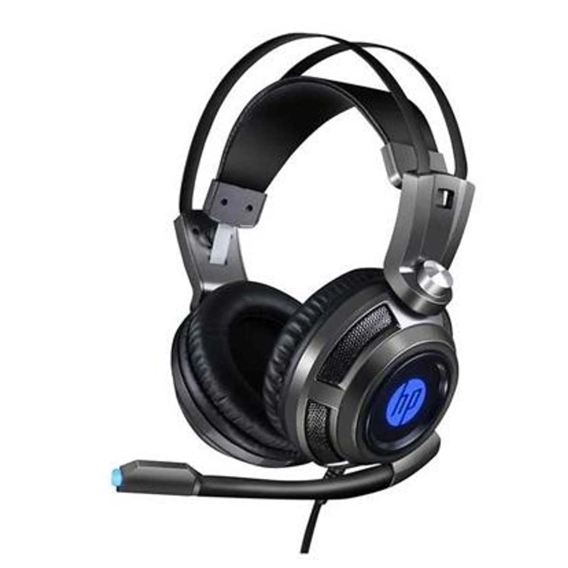 Headset Gamer 1 P2+USB Preto H200 Led 1 UN HP