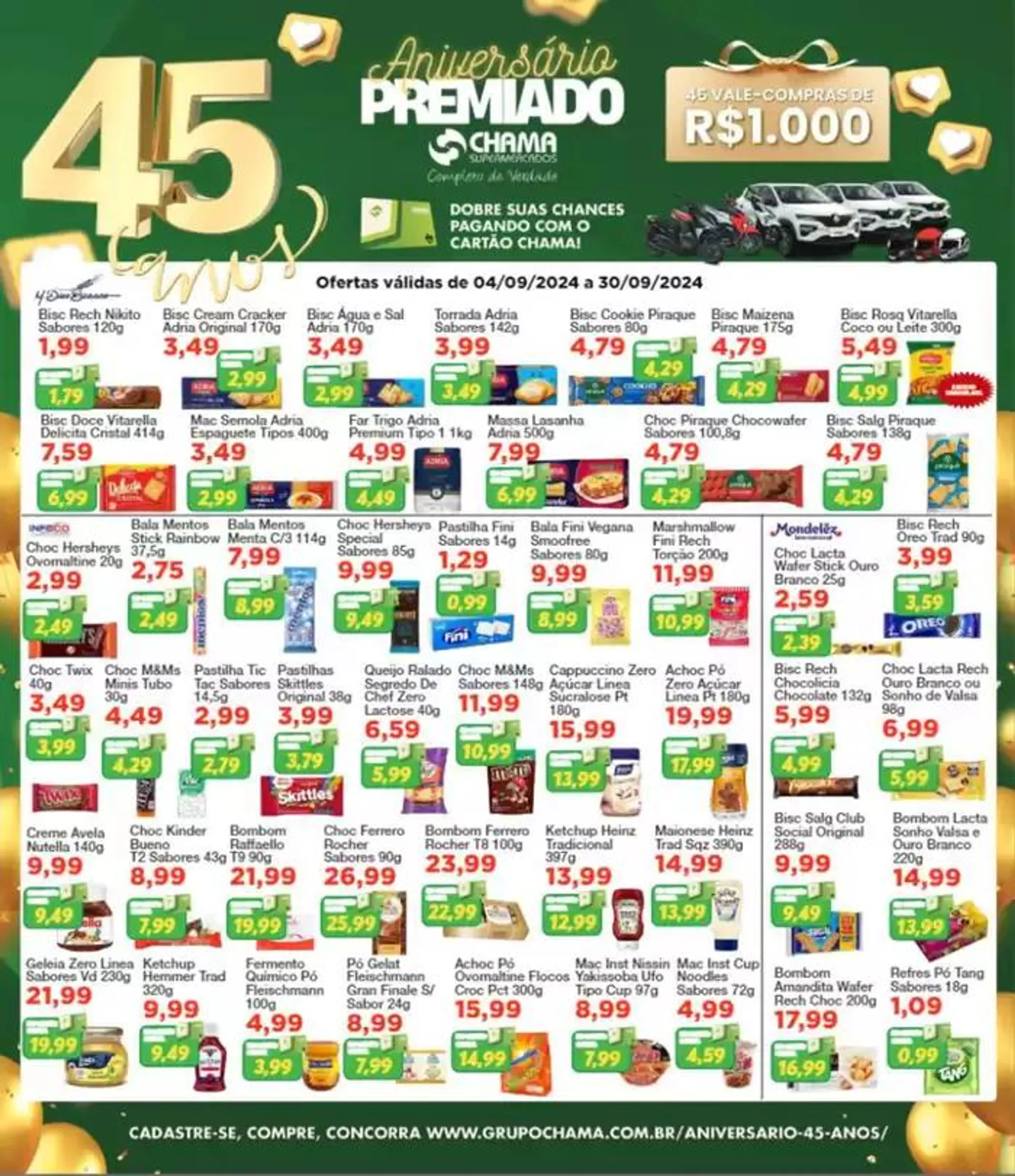 Encarte de Revista de Ofertas de Aniversário 45 Anos 17 de setembro até 30 de setembro 2024 - Pagina 11