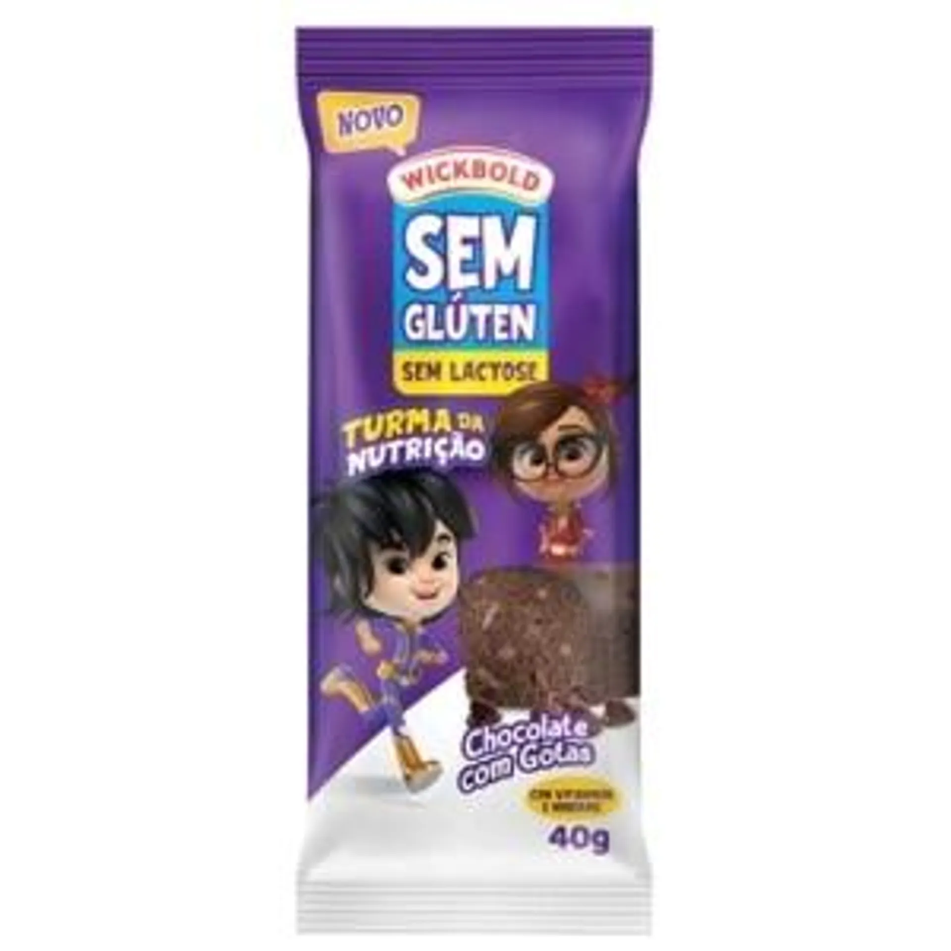 Bolinho Wickbold Sem Glúten Chocolate com Gotas 40g