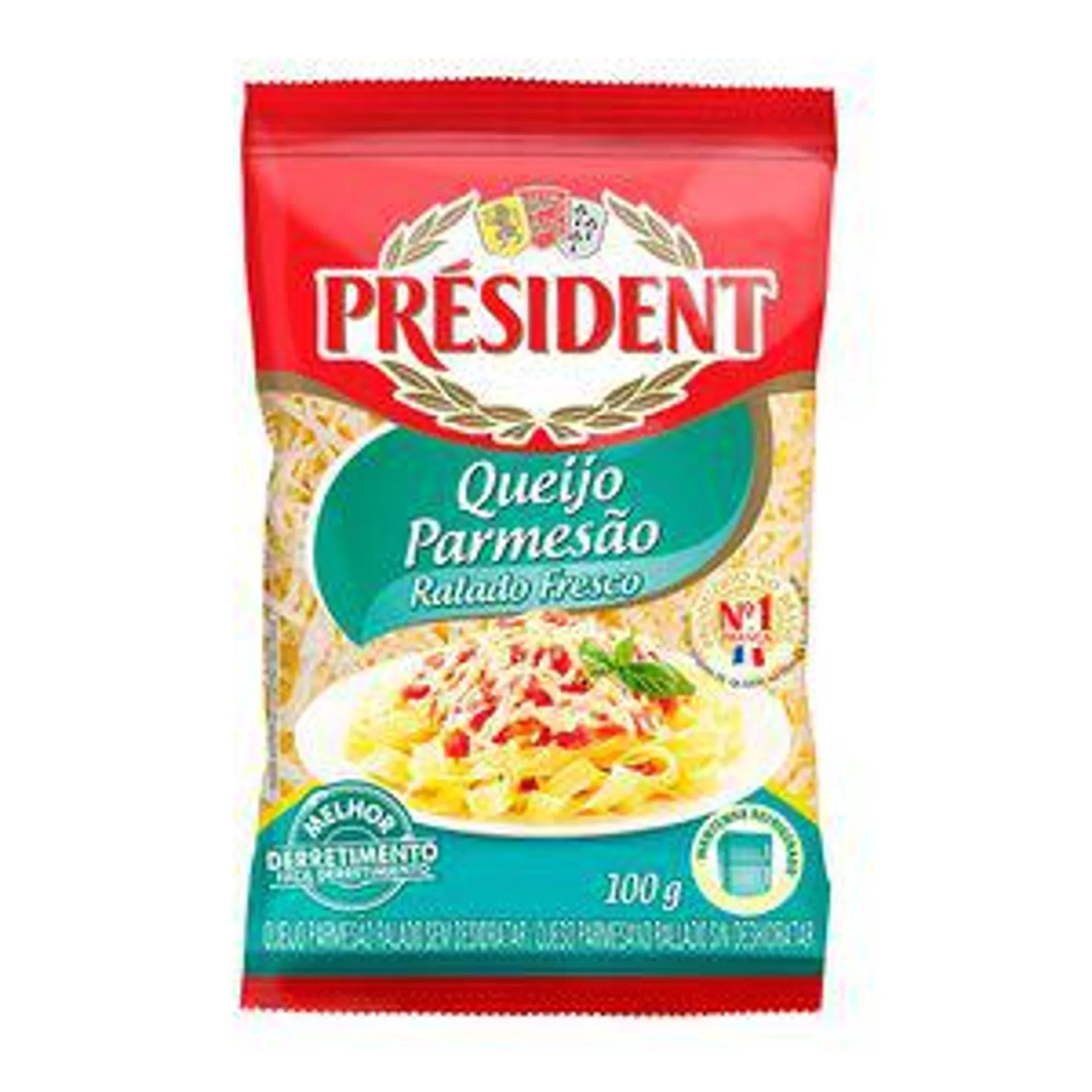 Queijo President Parmesão Ralado 100g