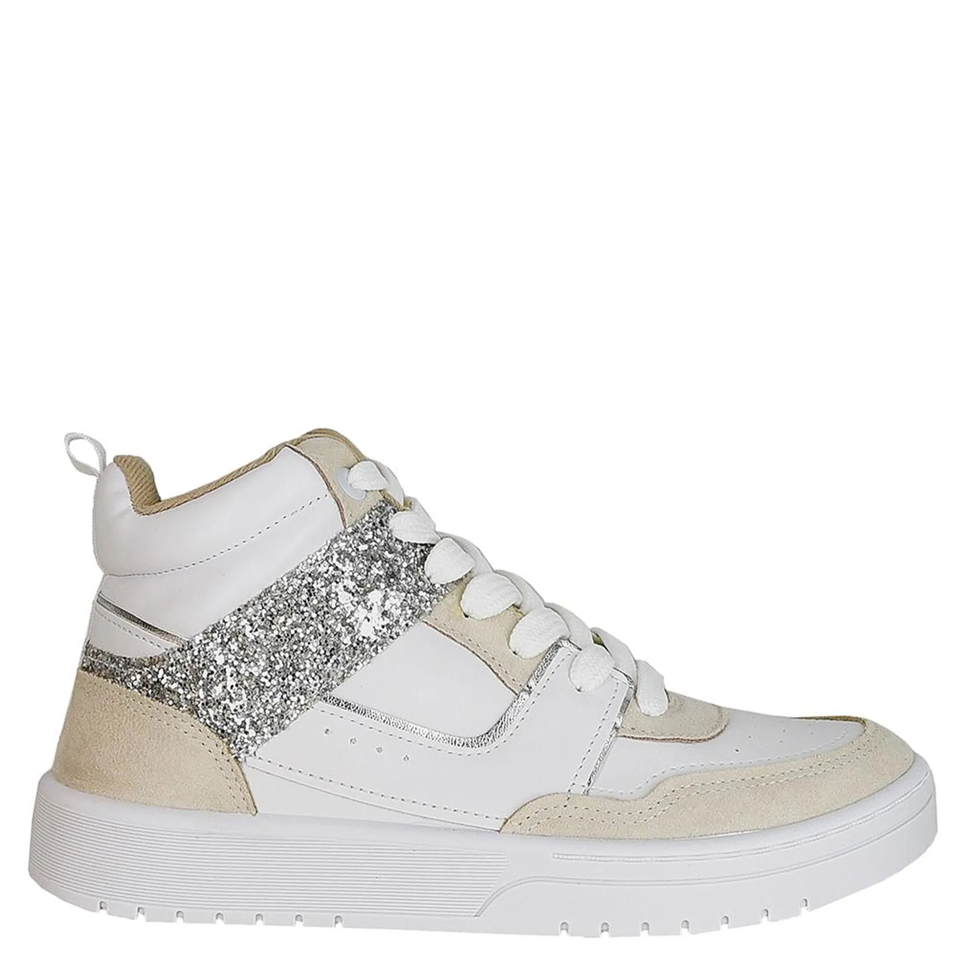 TENIS CANO ALTO GLITTER MOLECA