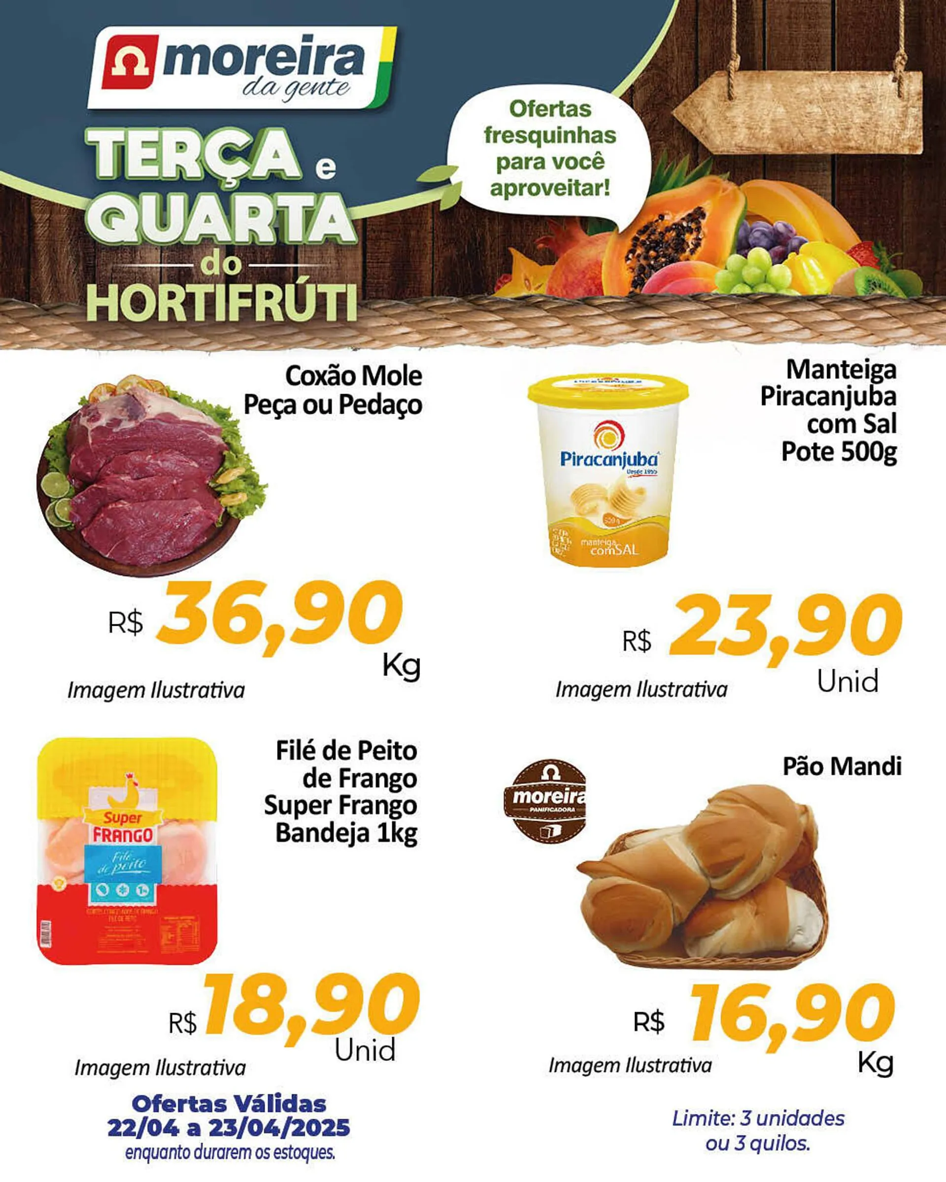 Encarte de Catálogo Hiper Moreira 22 de abril até 23 de abril 2025 - Pagina 3