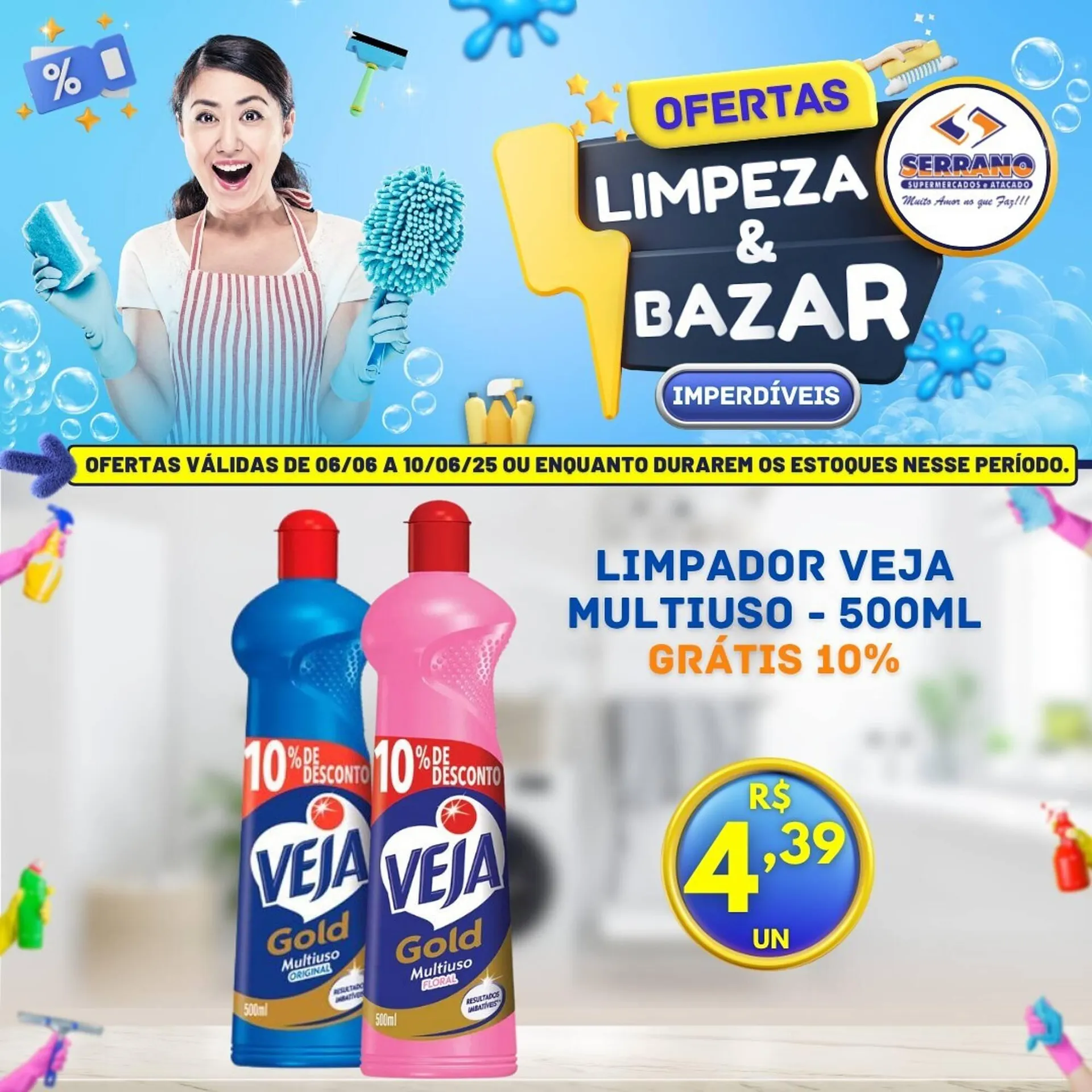 Encarte de Catálogo Serrano Supermercado 9 de junho até 10 de junho 2025 - Pagina 5