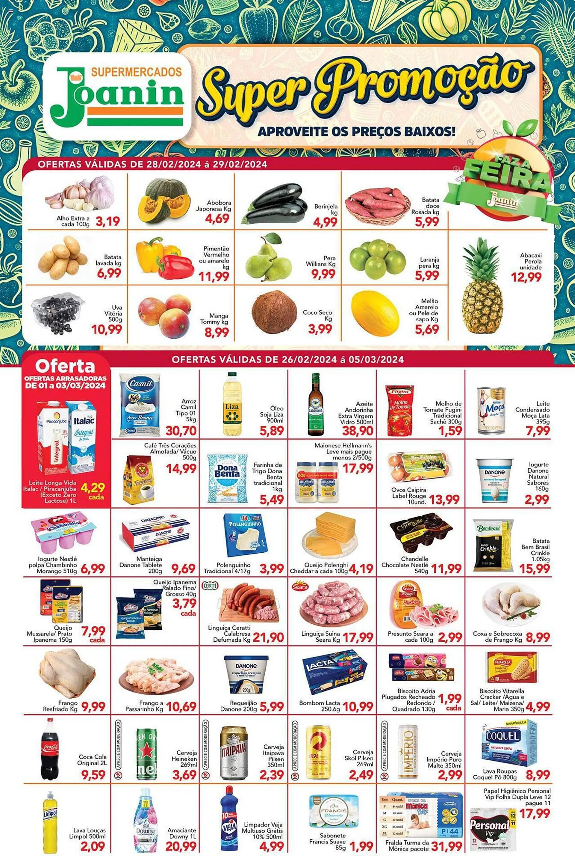 Encarte de Catálogo Supermercados Joanin 26 de fevereiro até 5 de março 2024 - Pagina 