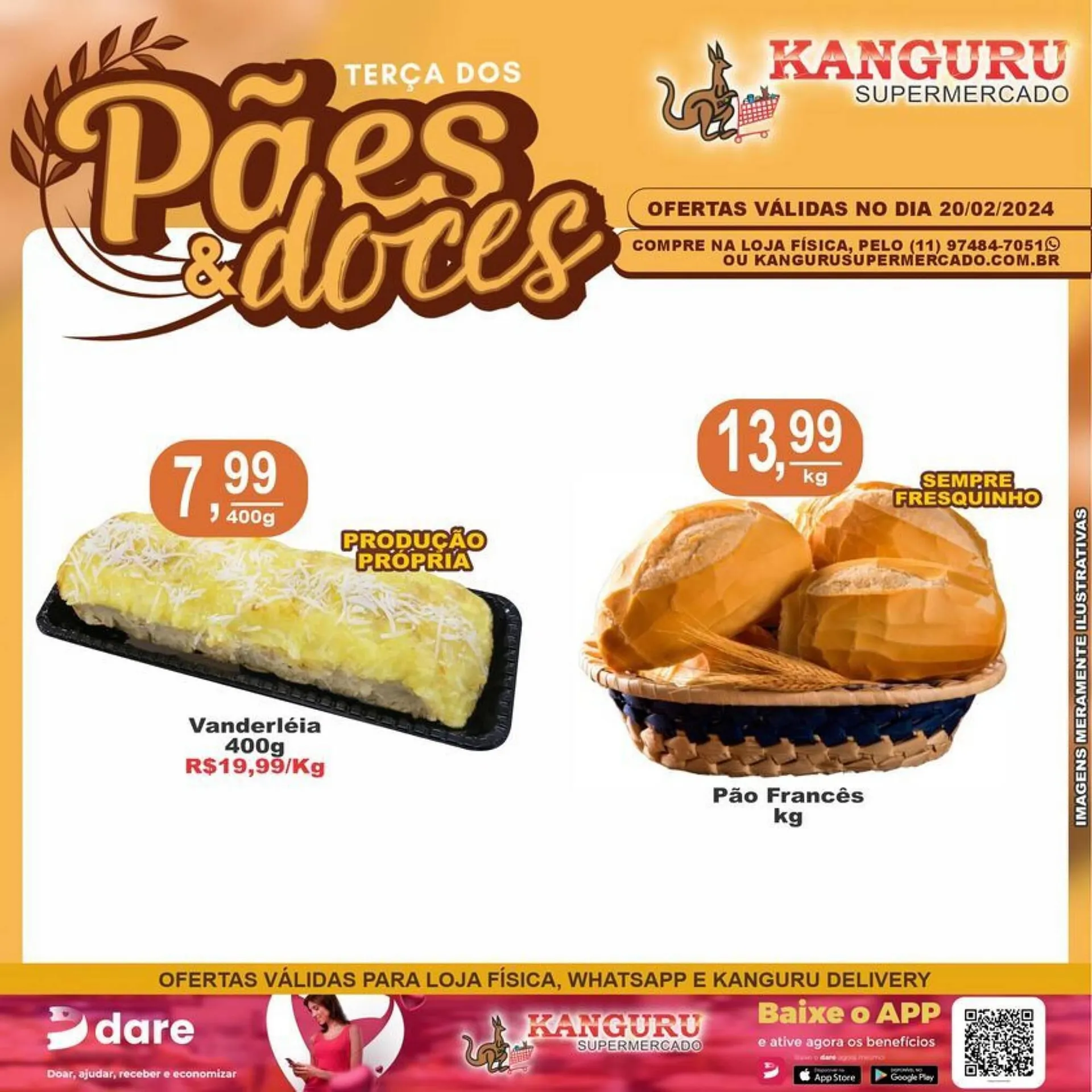 Encarte de Catálogo Kanguru Supermercado 20 de fevereiro até 22 de fevereiro 2024 - Pagina 