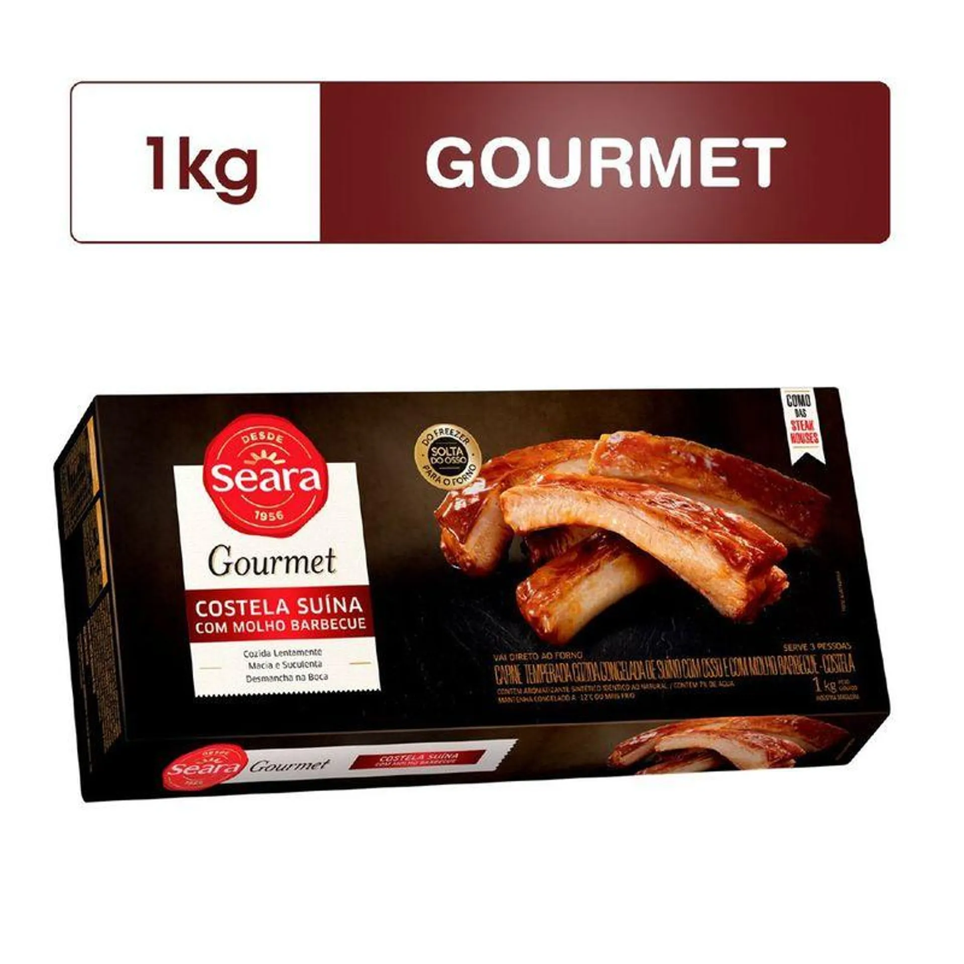 Costela BBQ barbecue Seara Gourmet 1kg