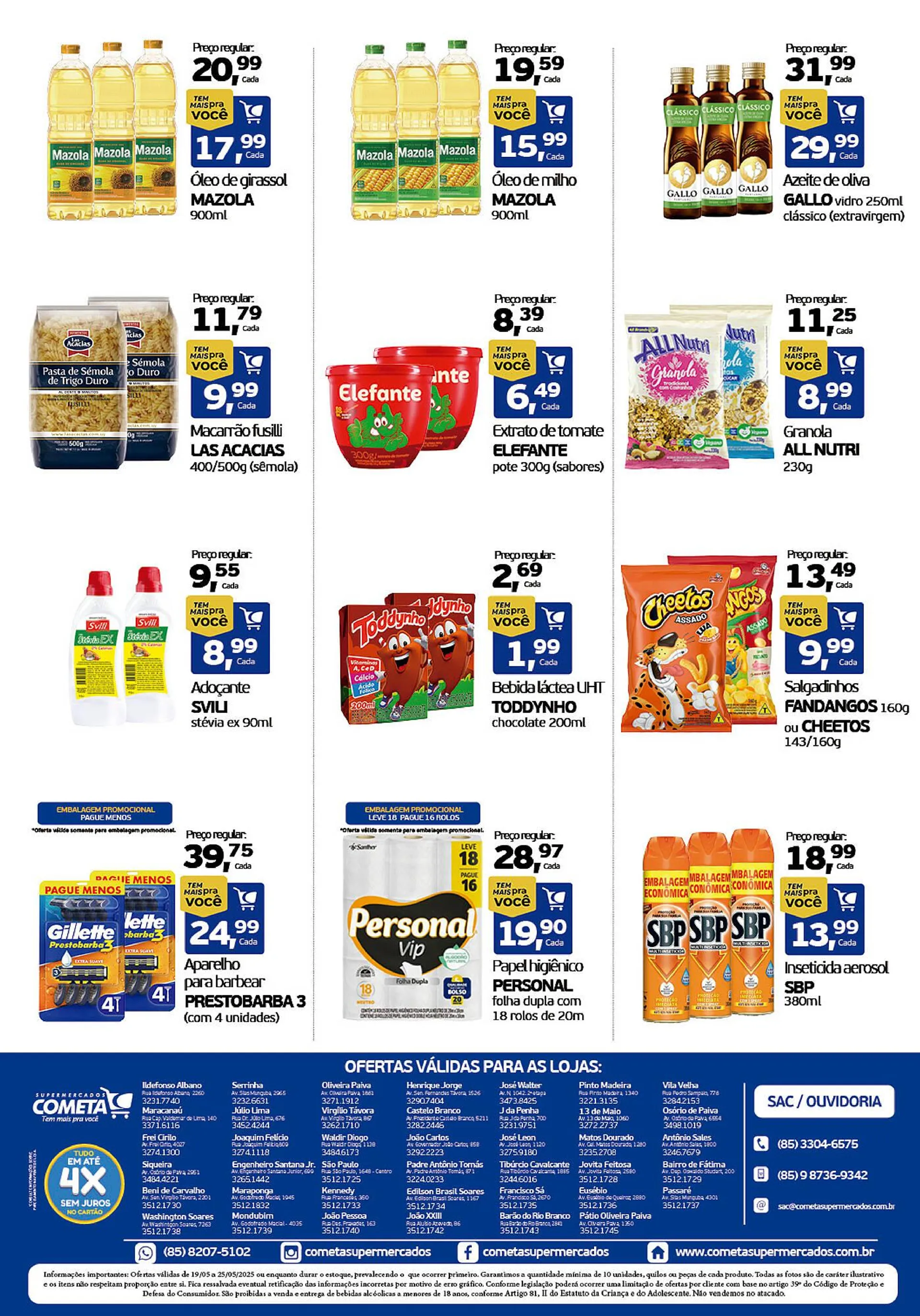 Encarte de Catálogo Cometa Supermercados 19 de maio até 25 de maio 2025 - Pagina 2