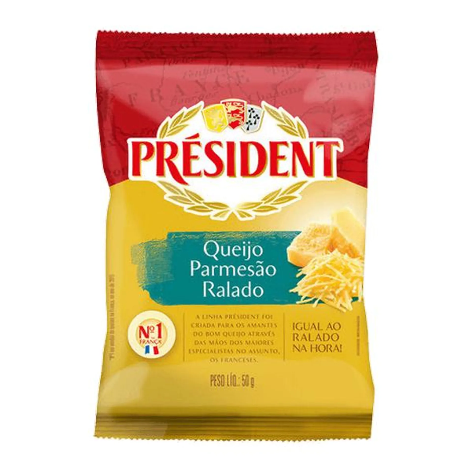 Queijo President Parmesão Ralado 50g