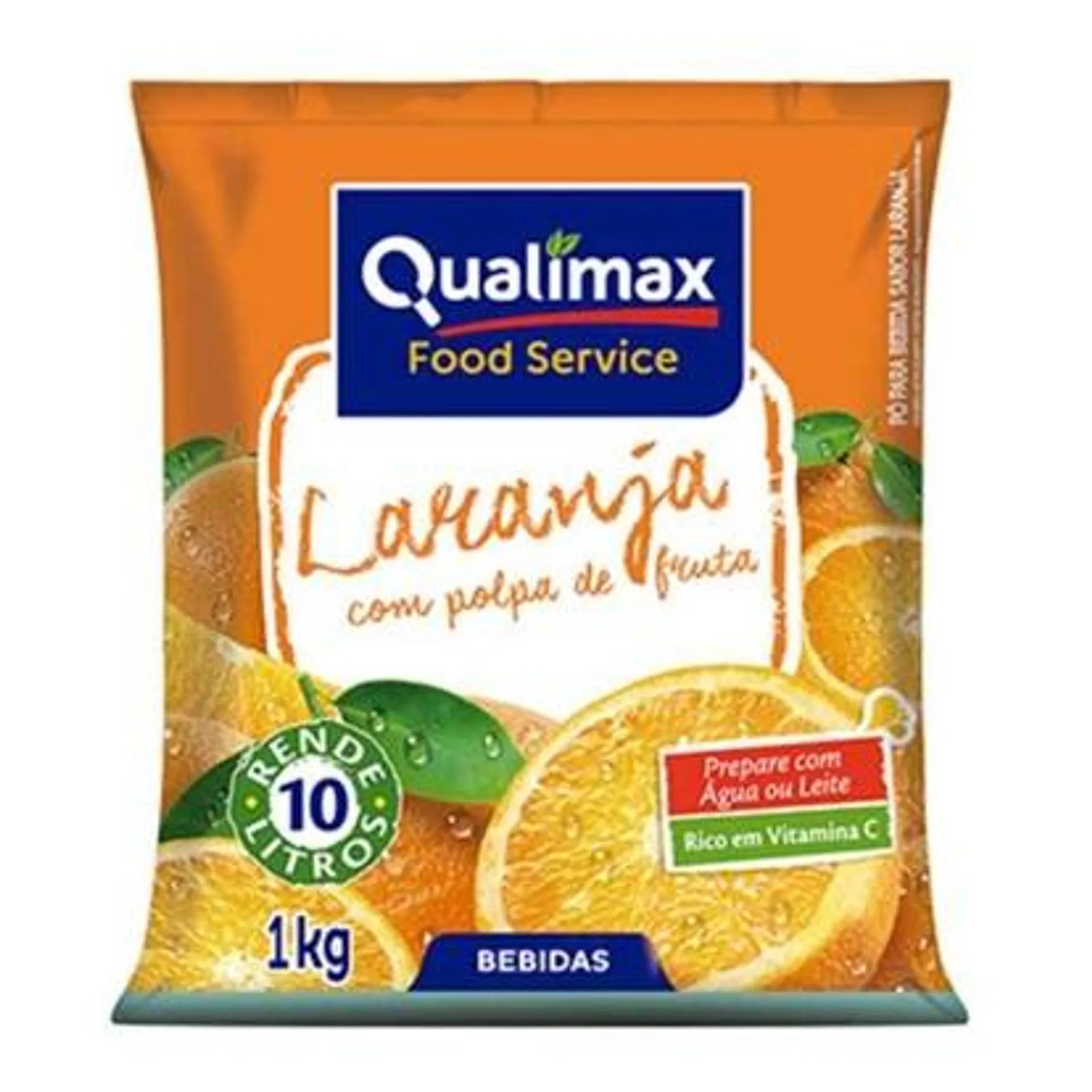 Suco em Pó Laranja 1kg 1 UN Qualimax