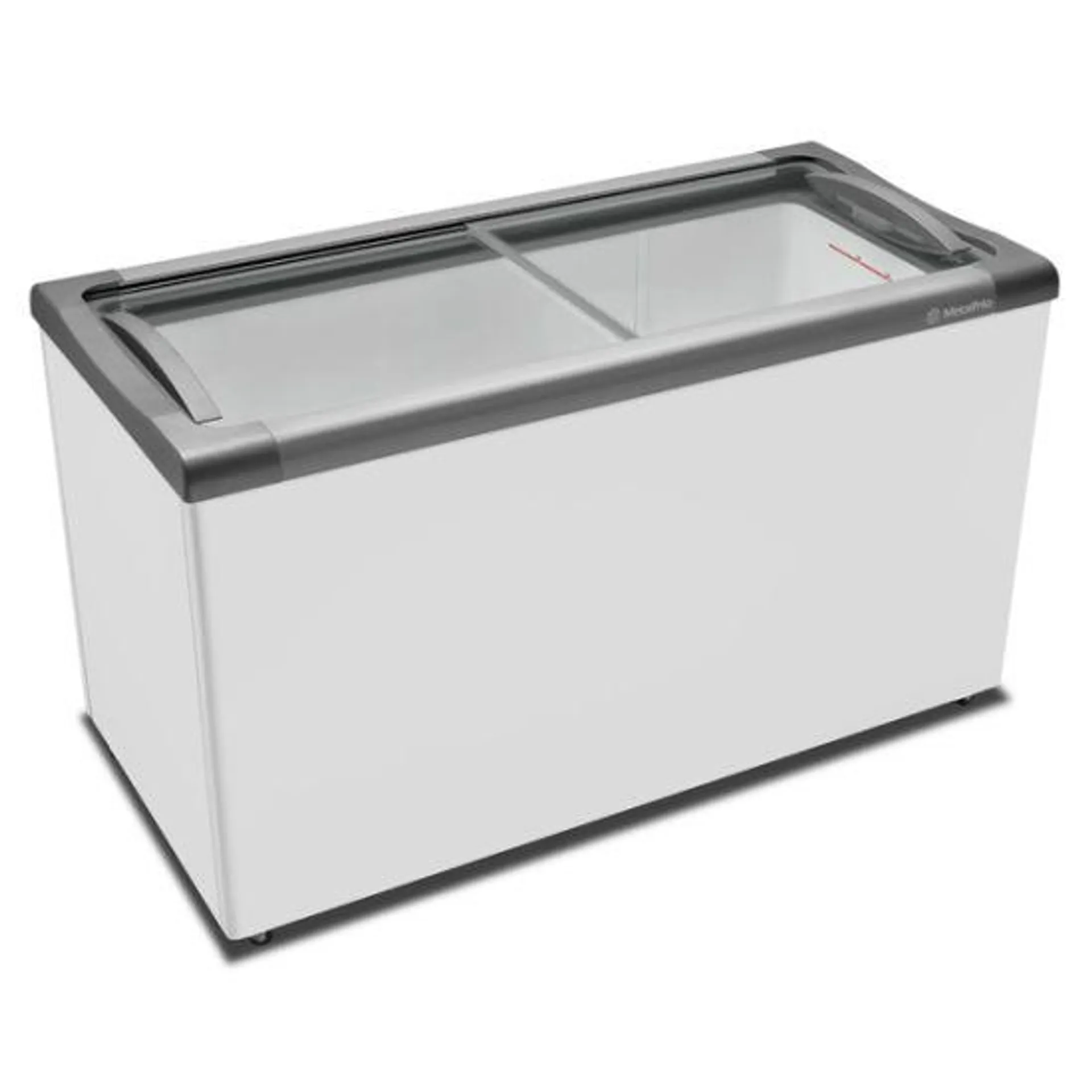 Freezer Horizontal Metalfrio NF40S - Nextgen Supra, Tampa de Vidro, 388 Litros - Branco