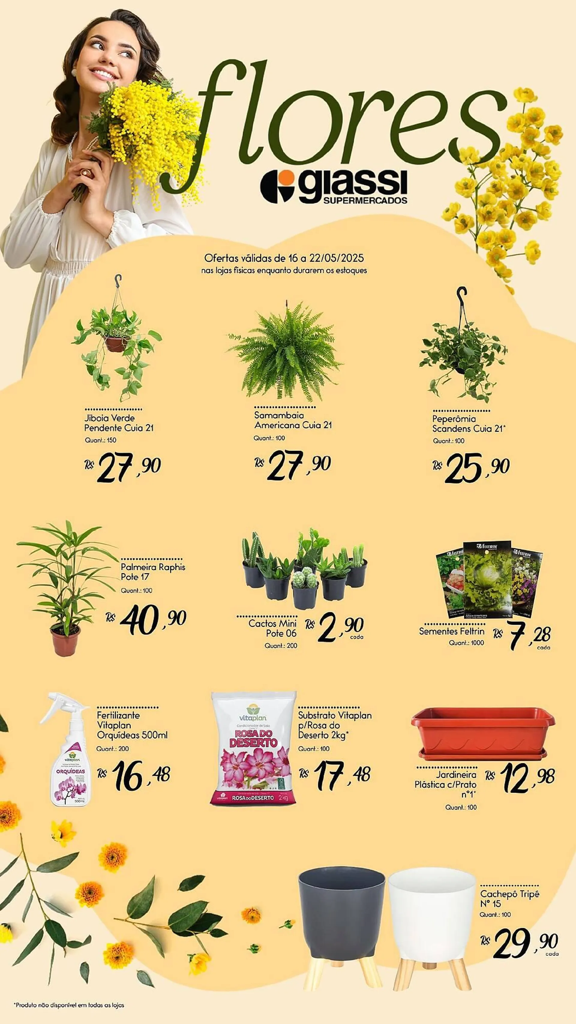 Encarte de Catálogo Giassi Supermercados 16 de maio até 22 de maio 2025 - Pagina 1