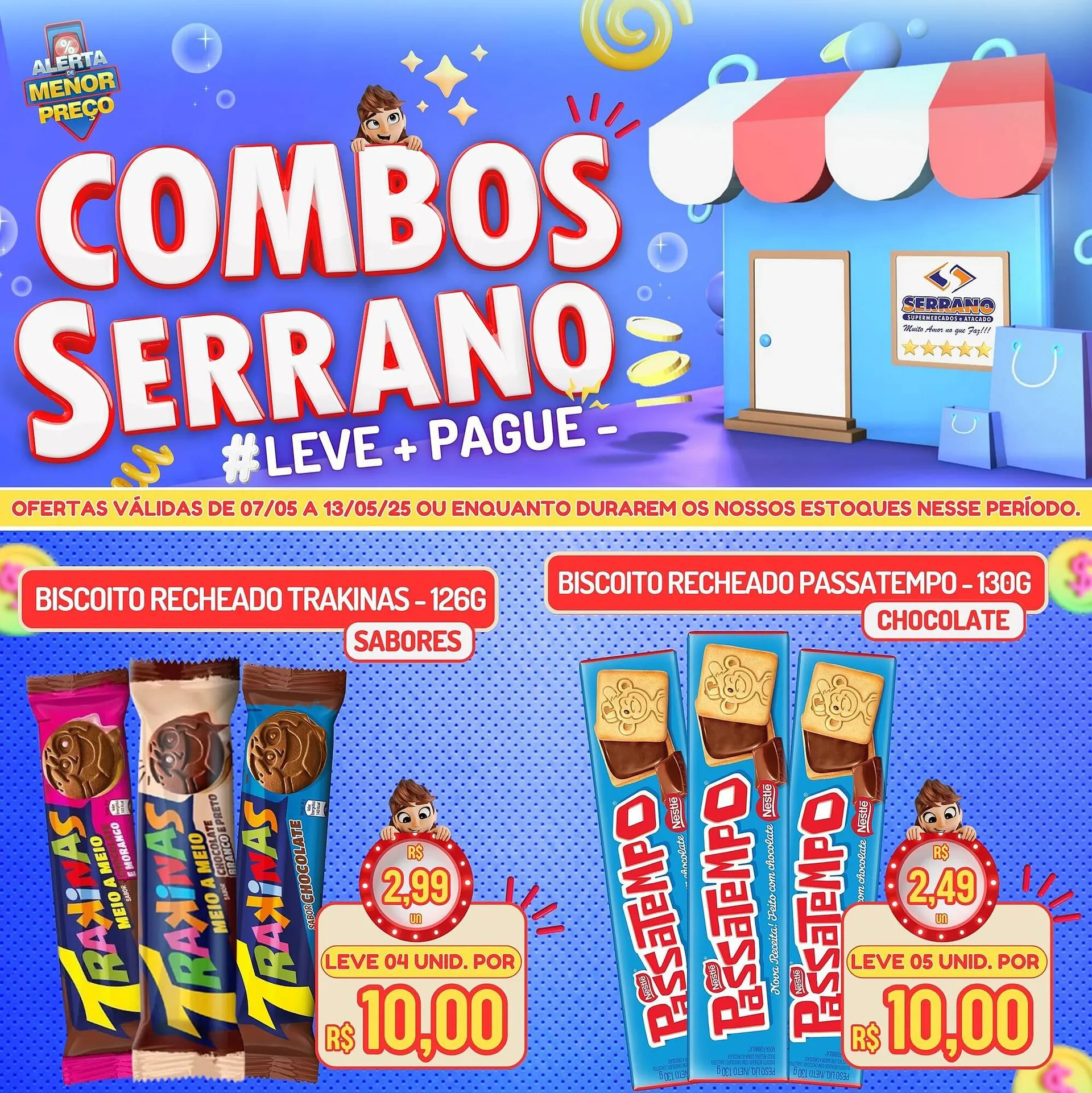 Encarte de Catálogo Serrano Supermercado 7 de maio até 13 de maio 2025 - Pagina 1