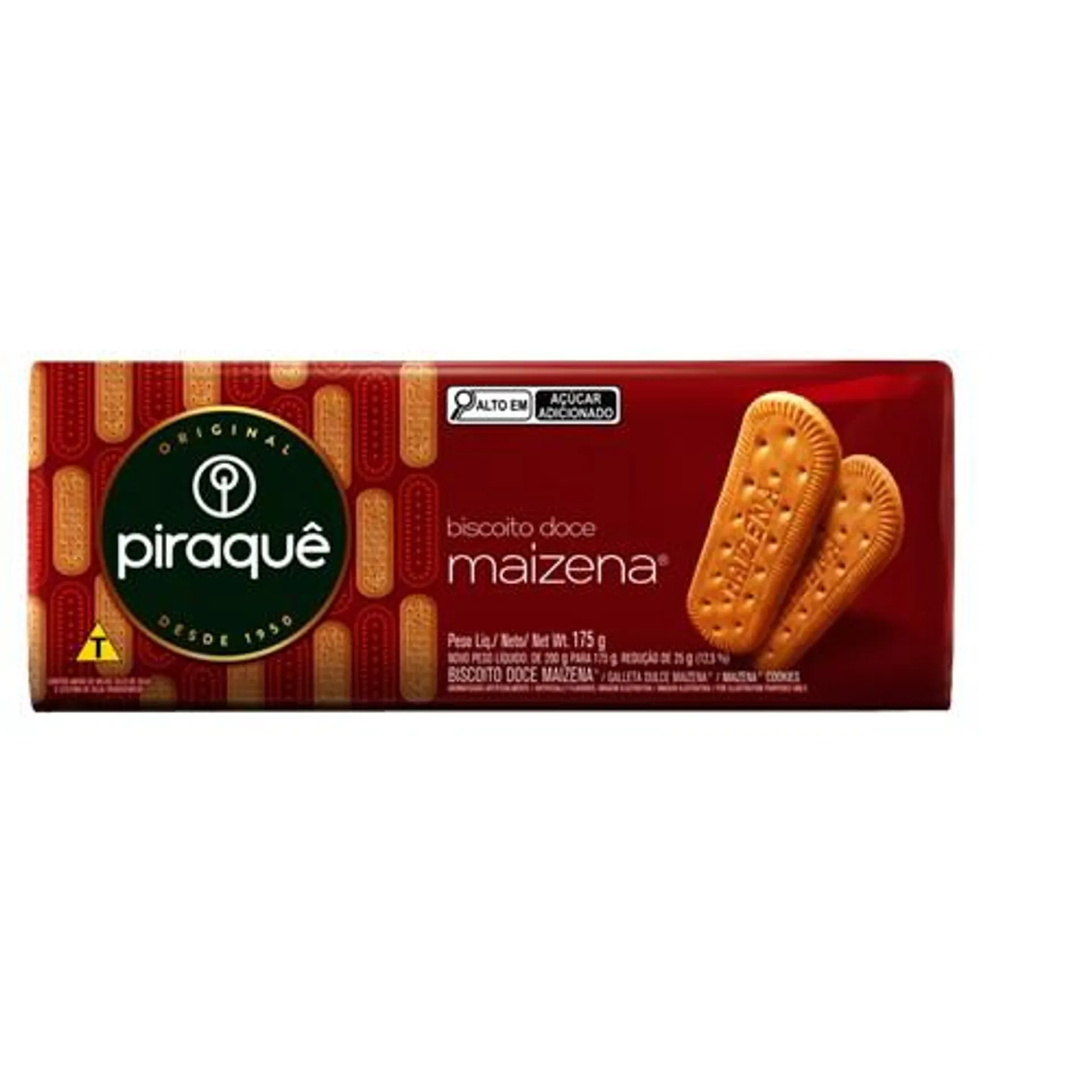 Biscoito Maizena Piraquê Pacote 175g