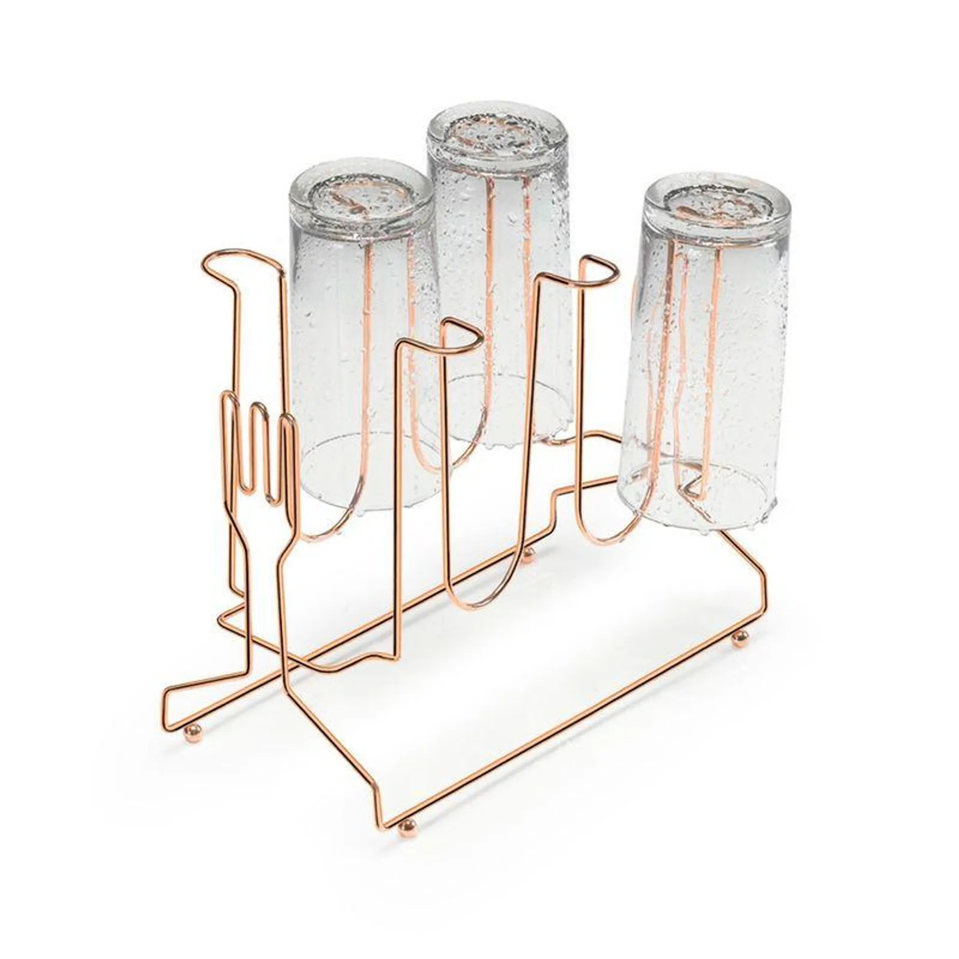 Porta Copos Inox Querida Rose Gold - Arthi