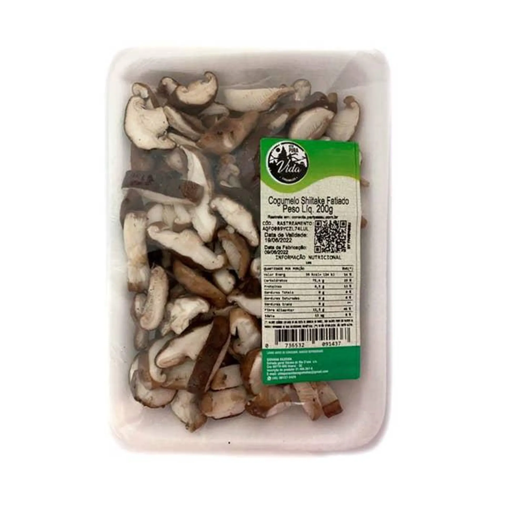 Cogumelo Pura Vida Shitake Fat Bj 200g