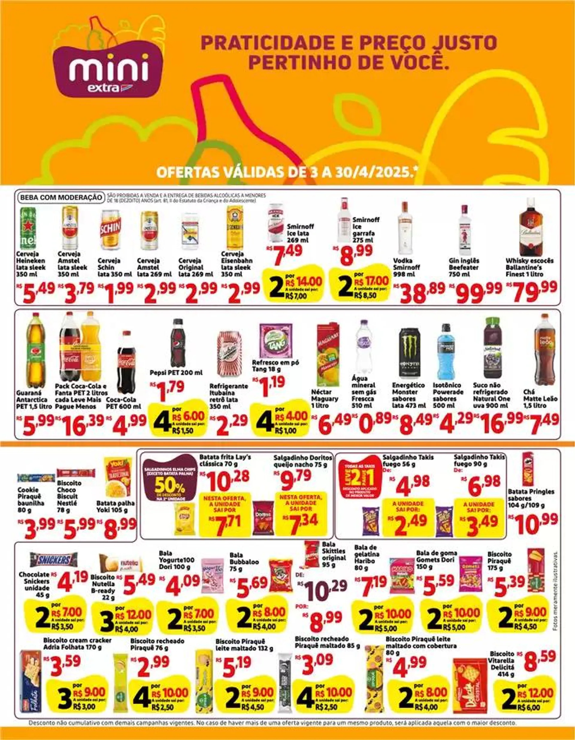 Encarte de Nossas melhores ofertas para você 3 de abril até 30 de abril 2025 - Pagina 1