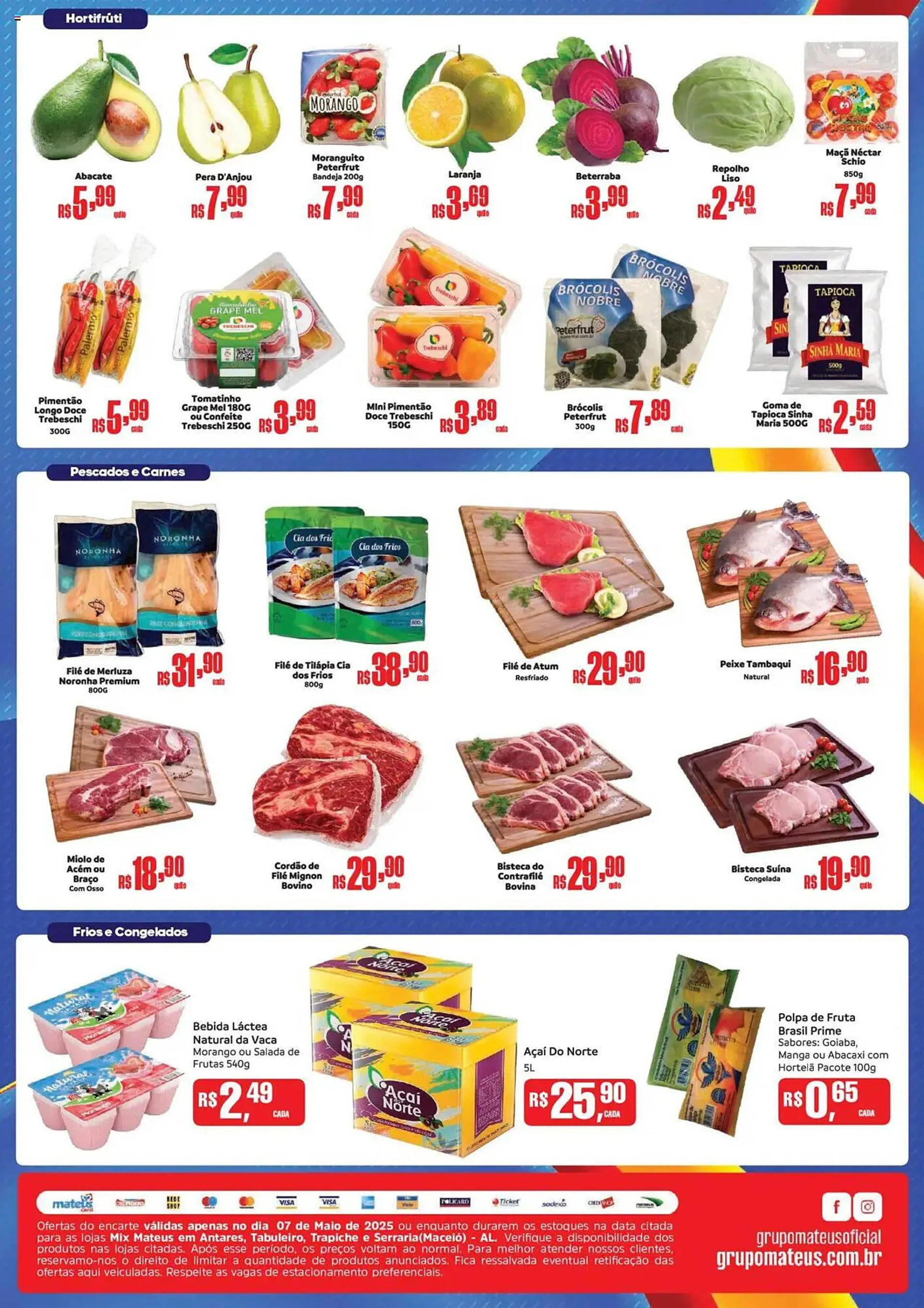 Encarte de Catálogo Supermercados Mateus 7 de maio até 7 de maio 2025 - Pagina 2